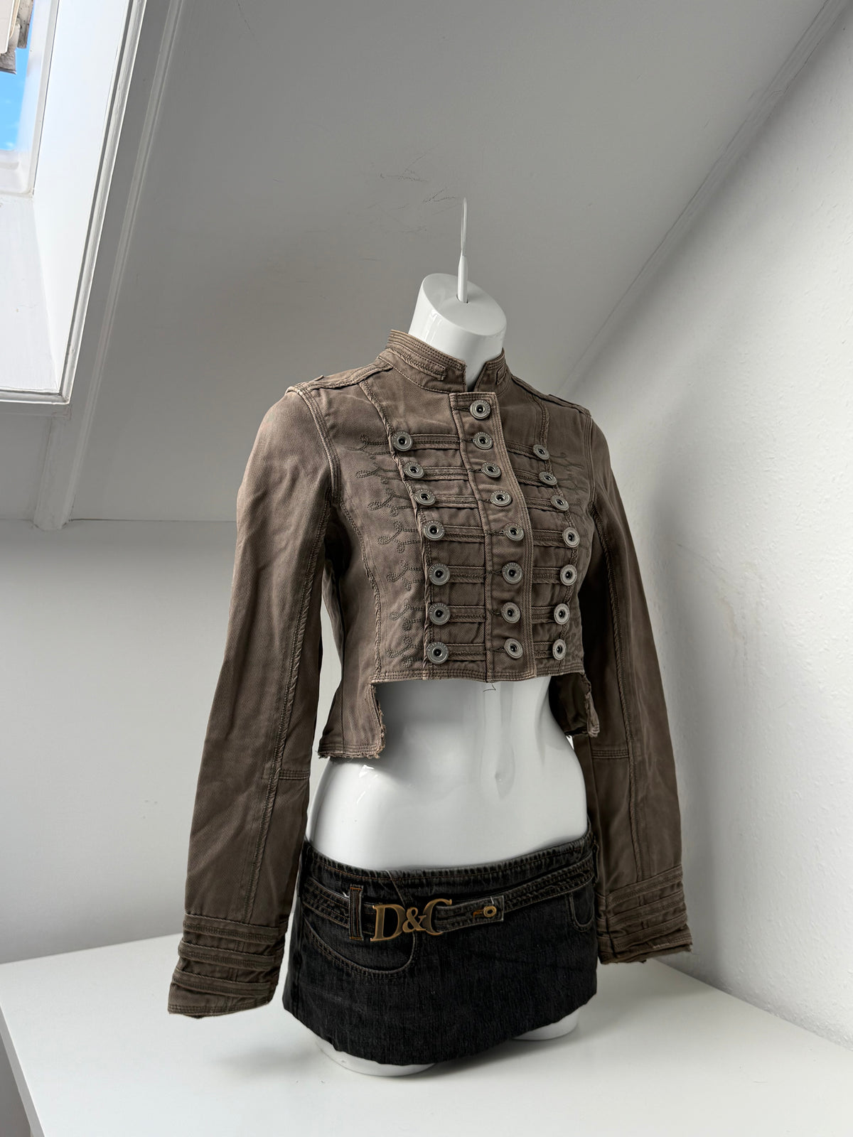 Vintage Military Fitted Jacket (UK12)