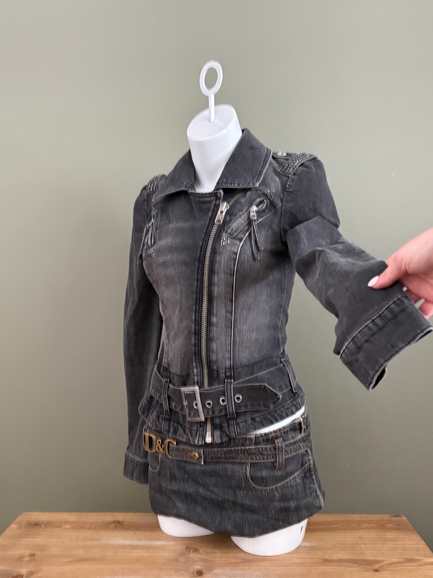 Guess Biker Denim Jacket (S)