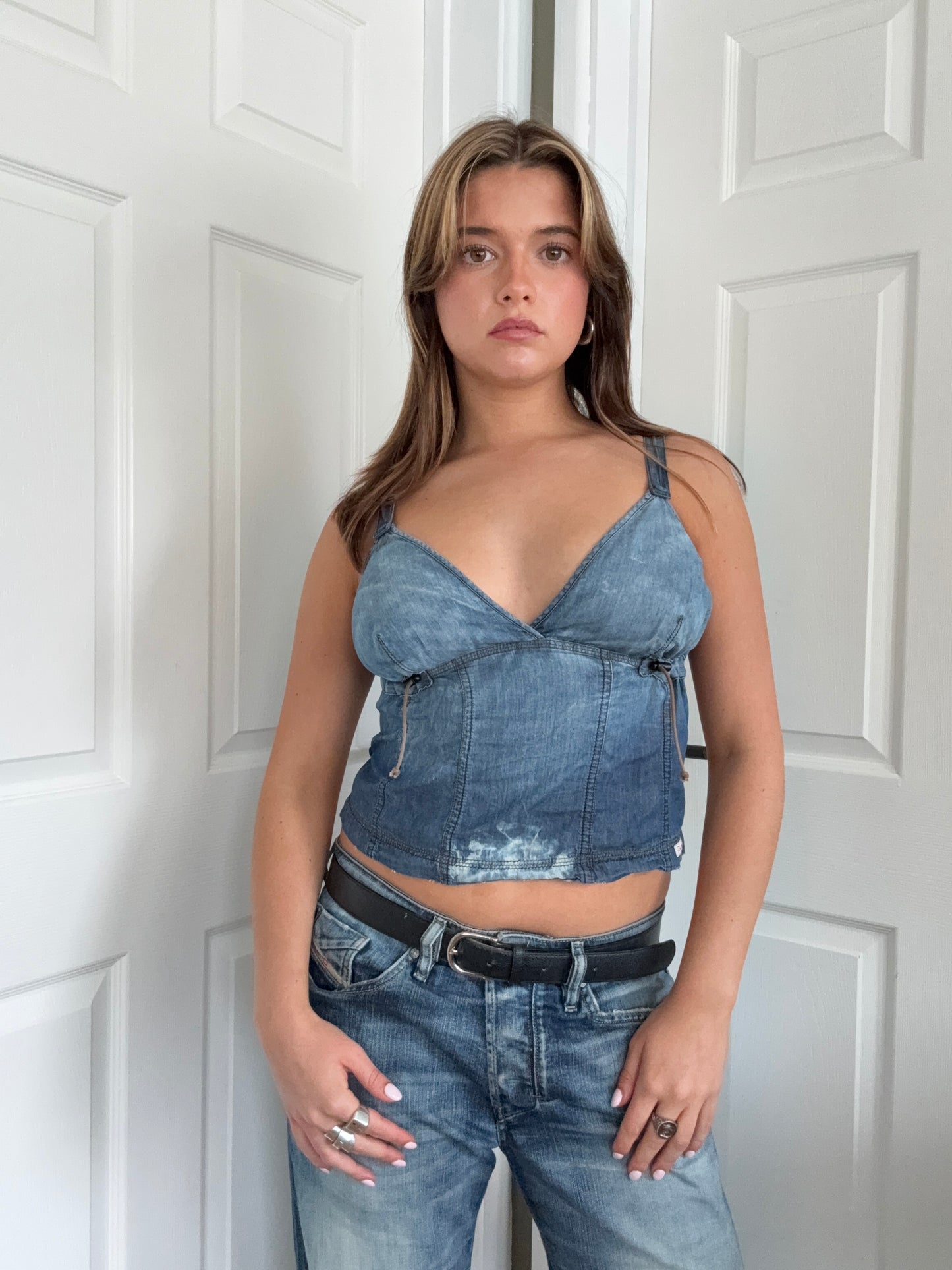 Firetrap Denim Cami Top (M)
