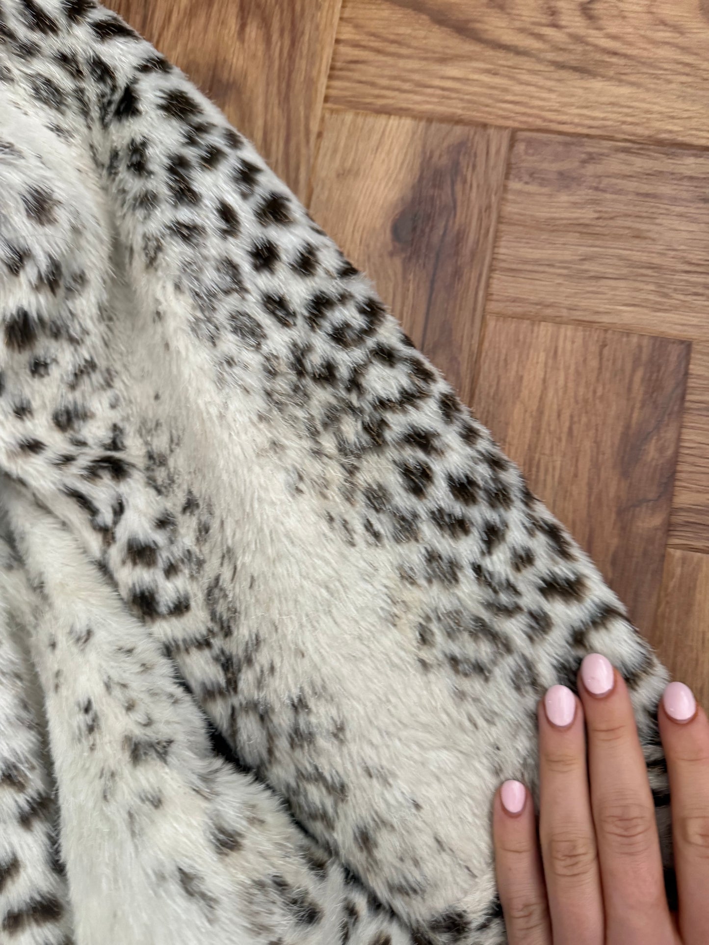 Faux Fur Leopard Jacket (UK14)