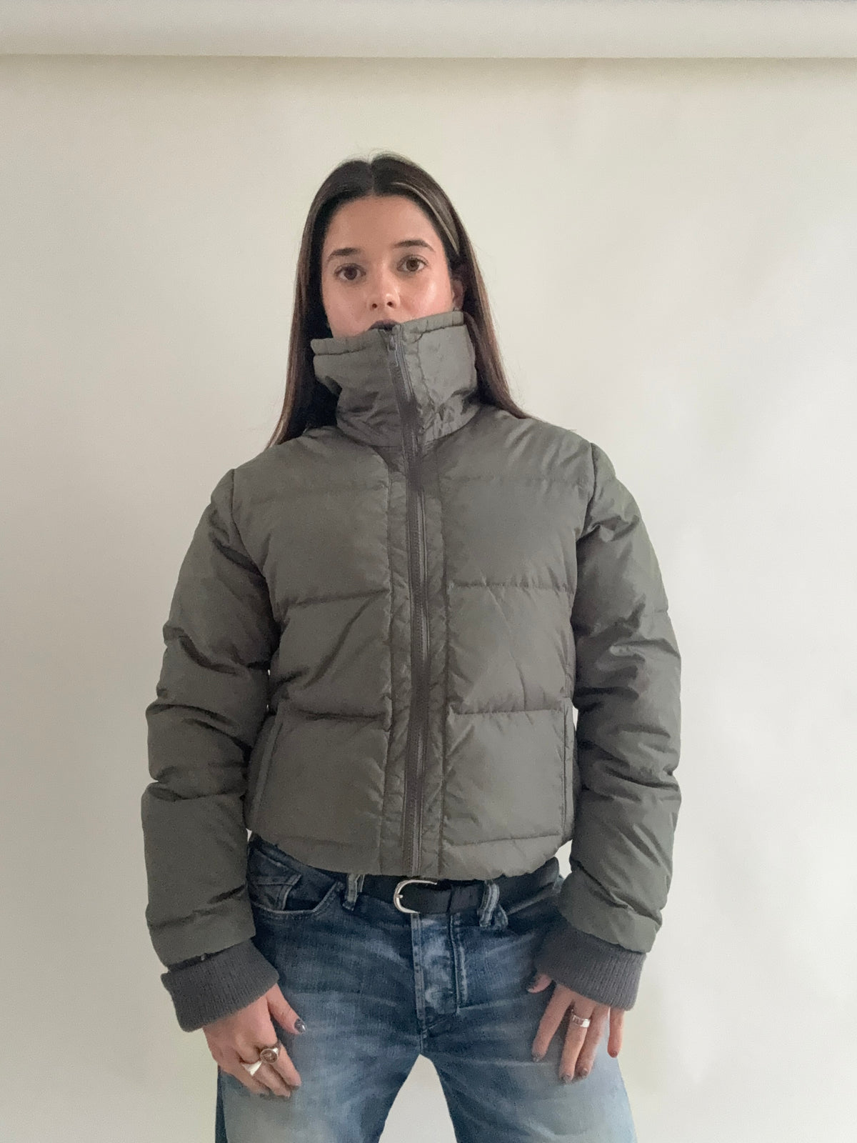 Calvin Klein Khaki Puffer (L)