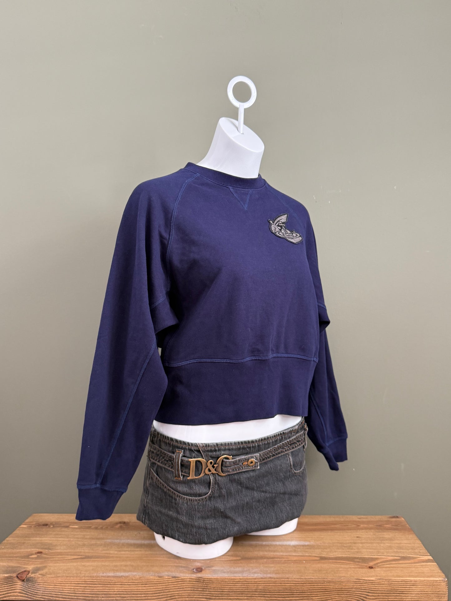Navy Vivienne Westwood Sweatshirt (S)