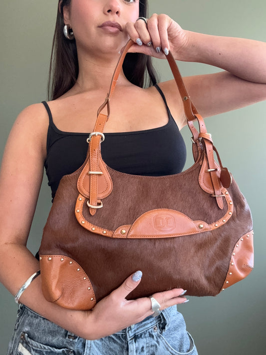 DKNY Textured Shoulder Bag