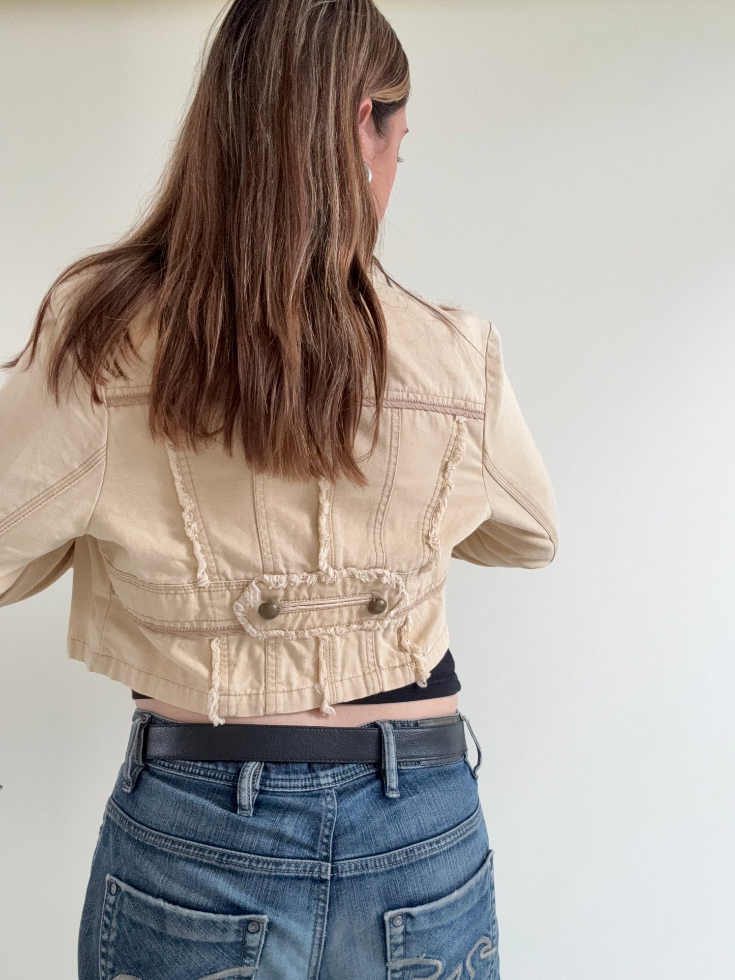 Cropped Military Jacket (UK12)