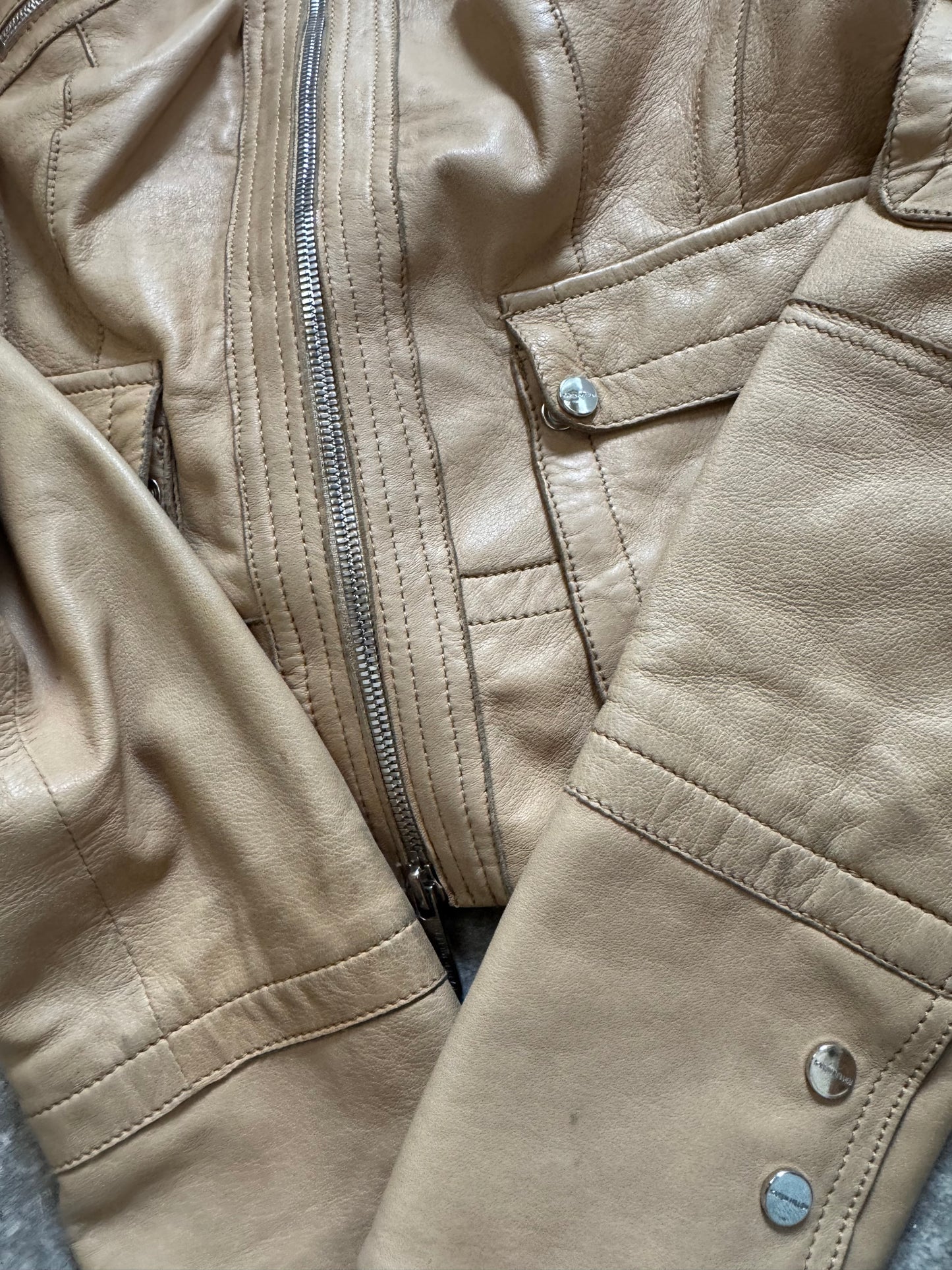Karen Millen Leather Jacket (UK10)