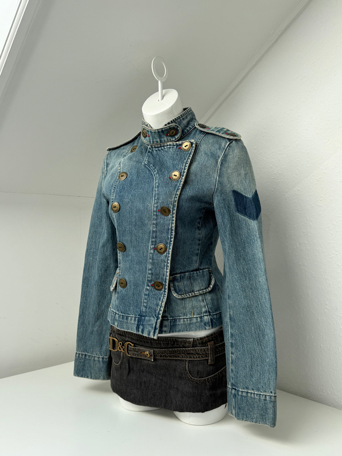 Miss Sixty Denim Military Jacket (M)