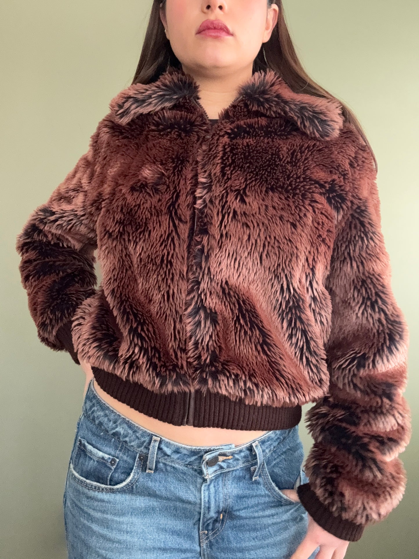 Faux Fur Jacket (UK12)