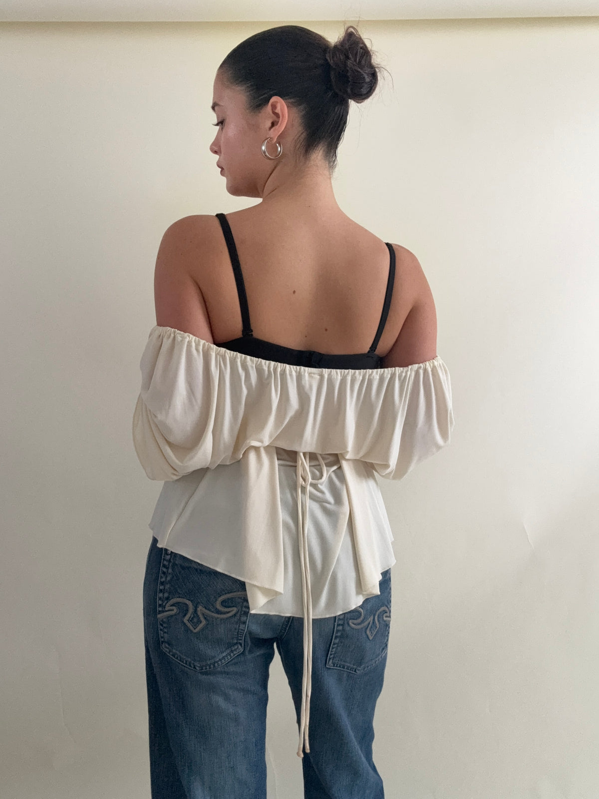 Off The Shoulder Tie Top (UK16)