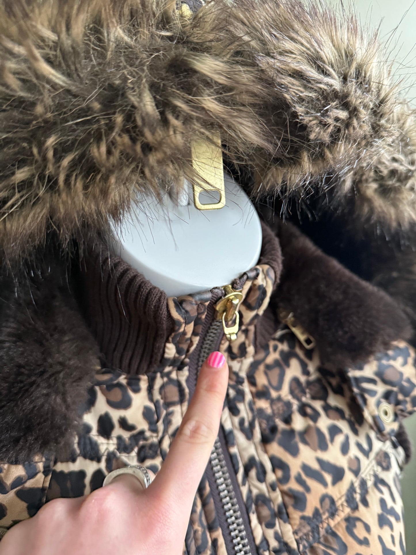 Leopard Corset Gilet (UK8)