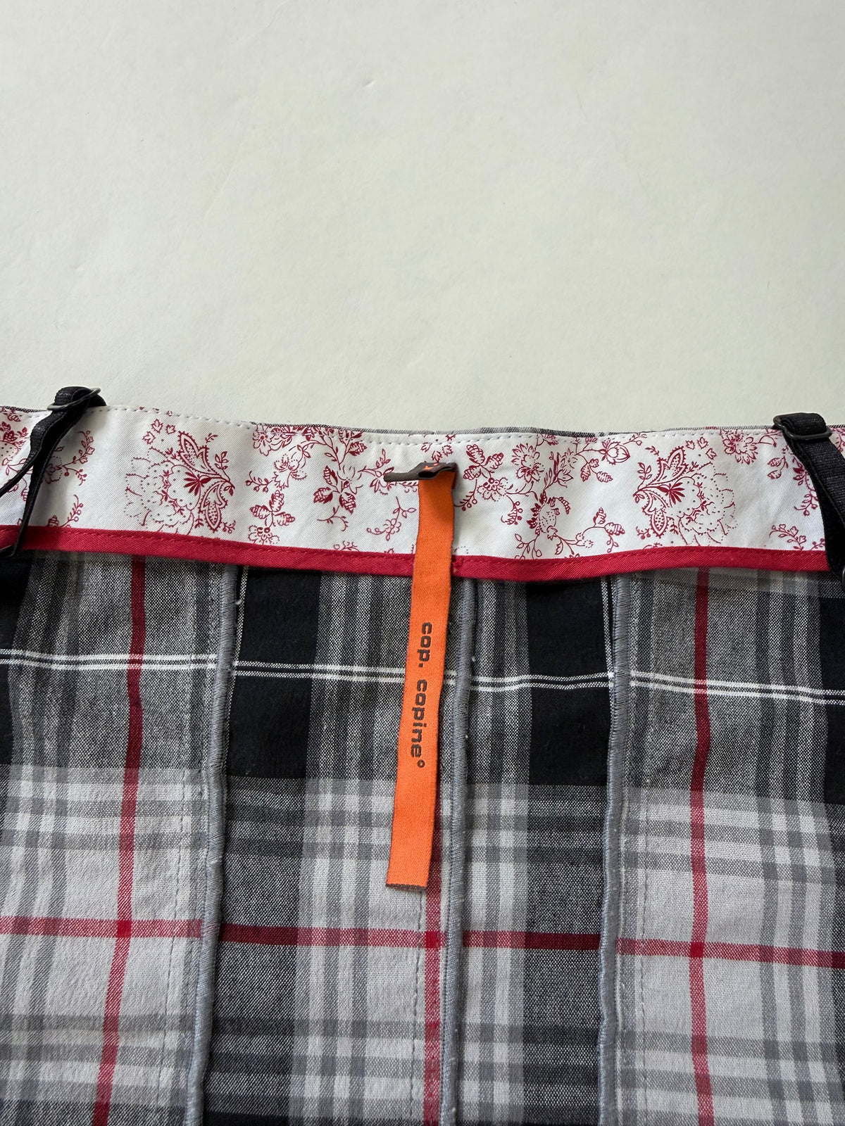 Cop Copine Tartan Corset Top (L)