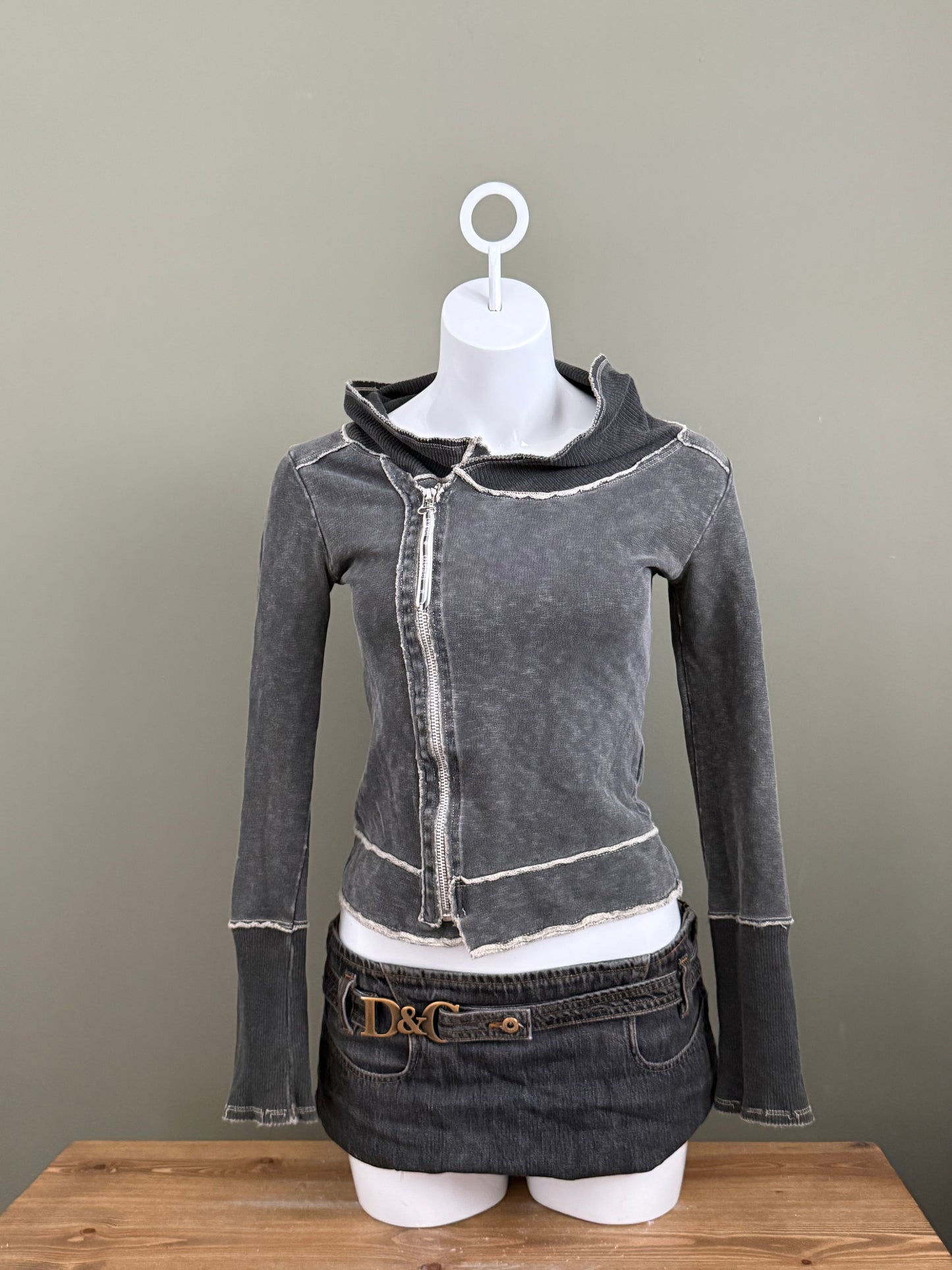 Diesel Asymmetric Zip Jumper (S)