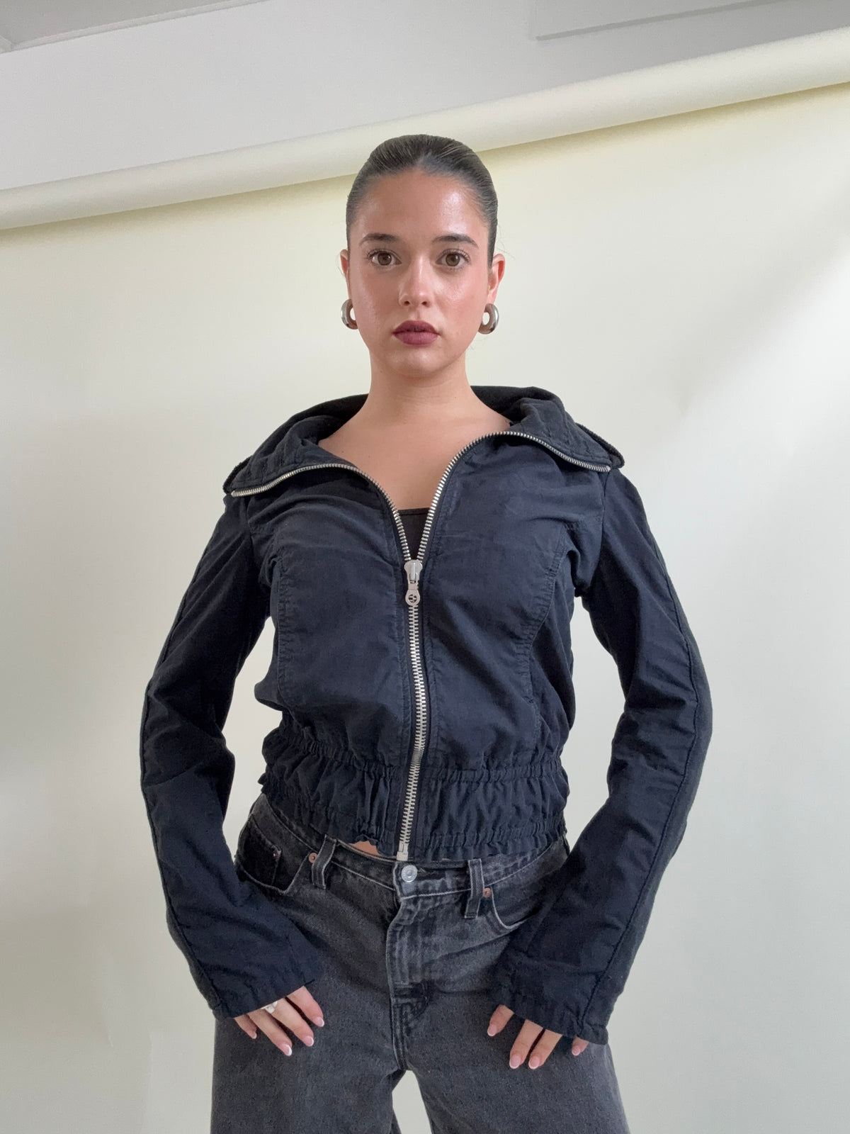 Diesel Funnel Neck Cargo Jacket (S)