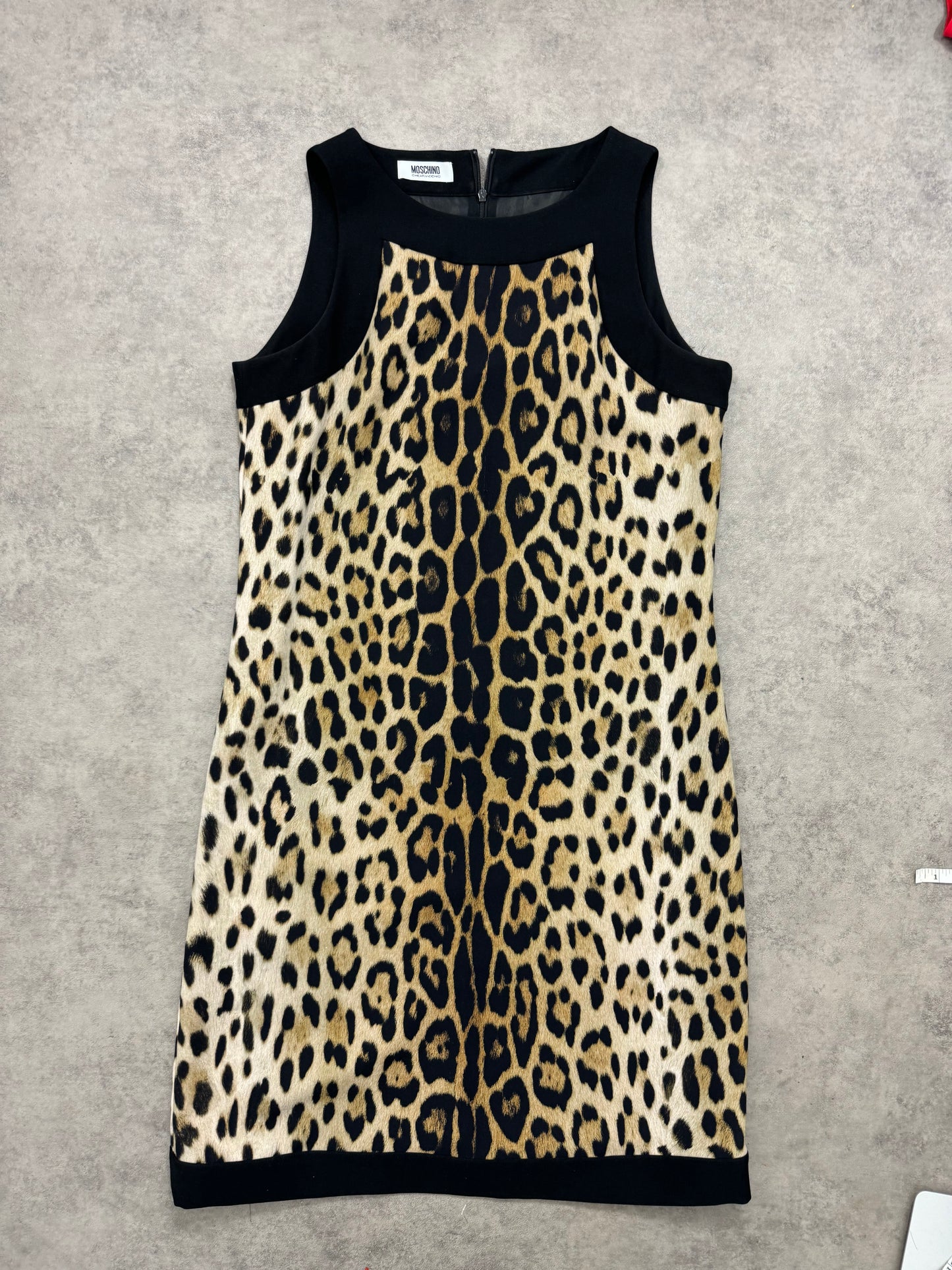 Moschino Leopard Print Dress