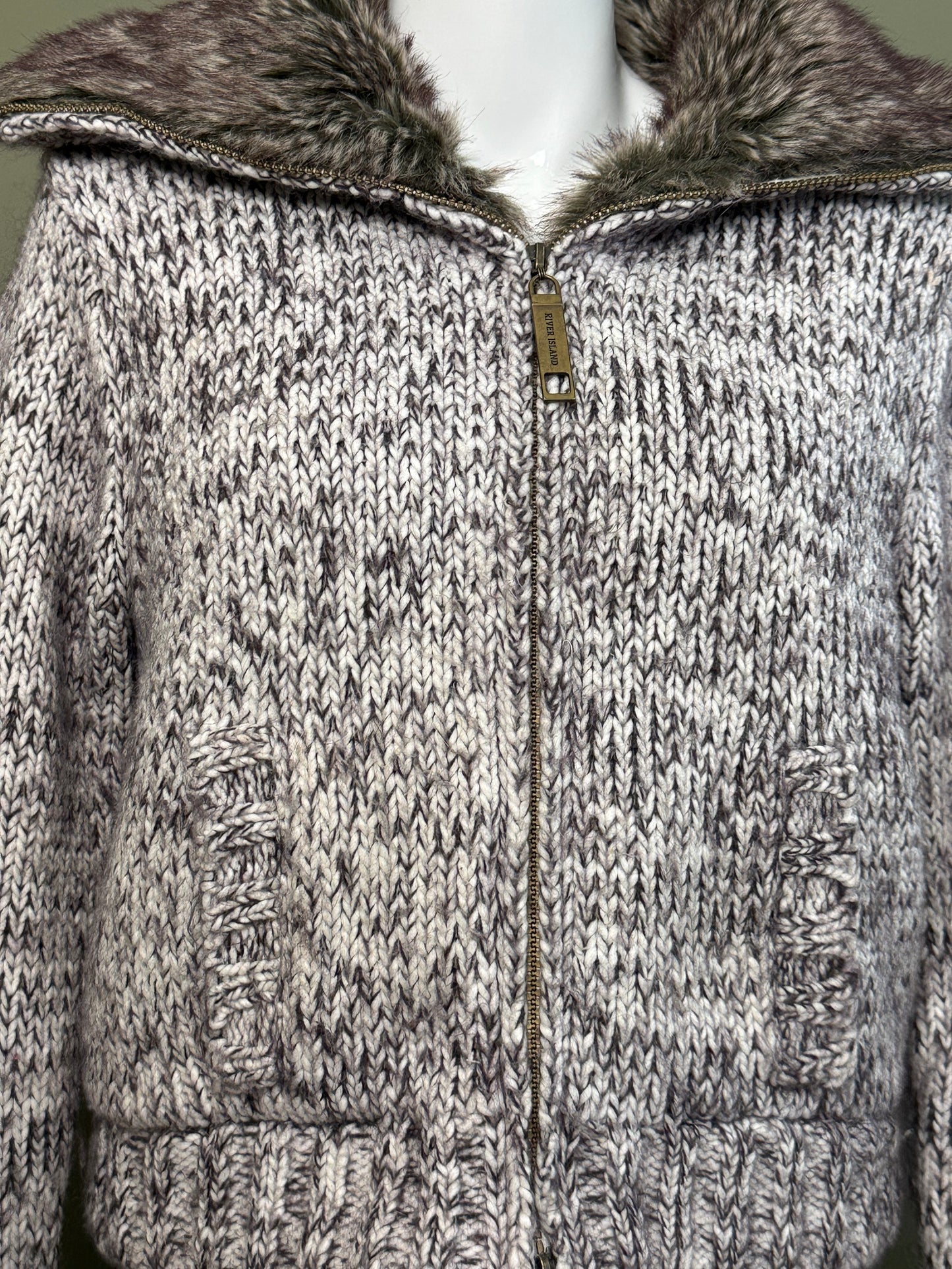Wool Zip Jacket (UK16)