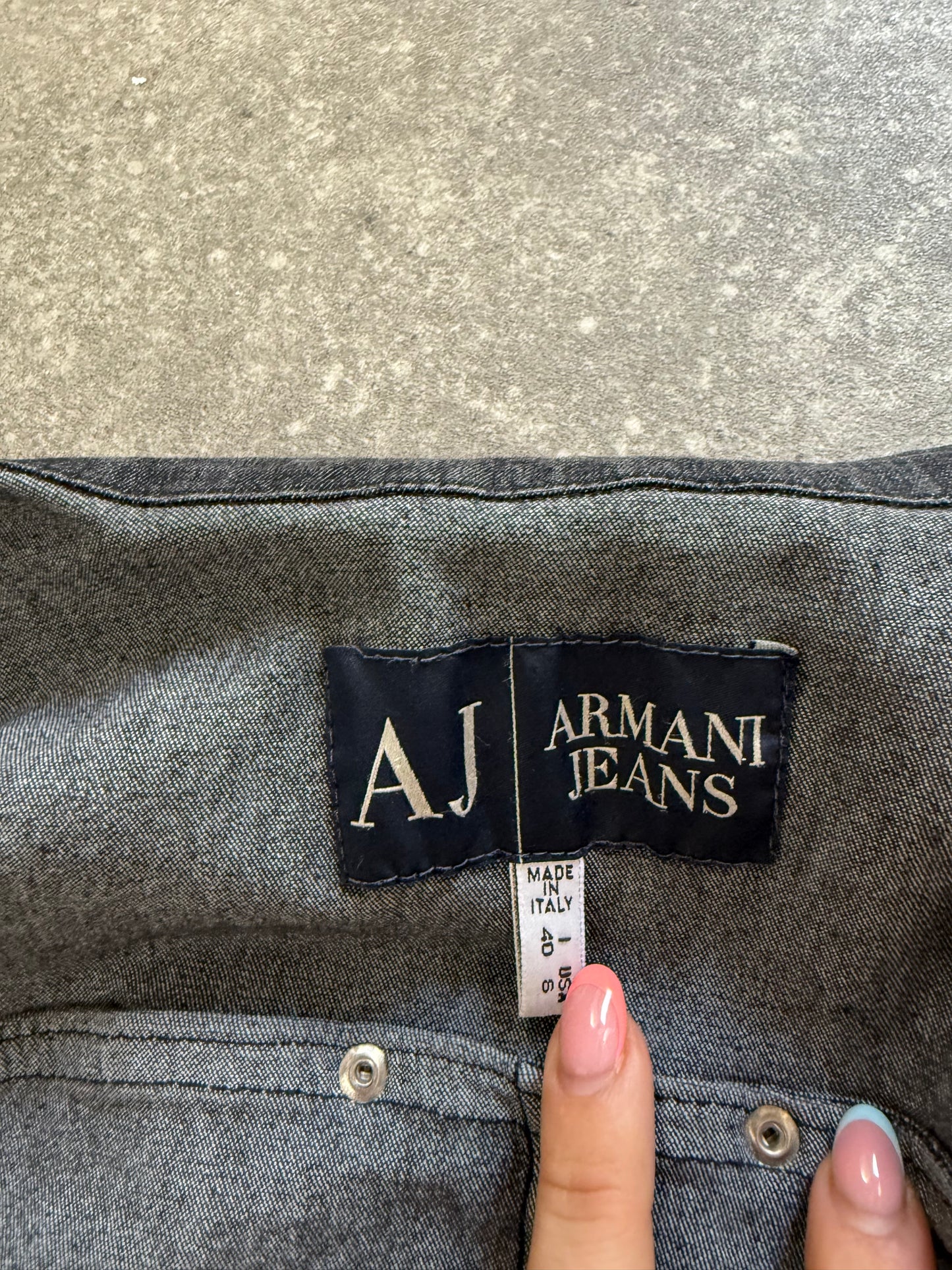Armani Jeans Denim Shirt (UK10)