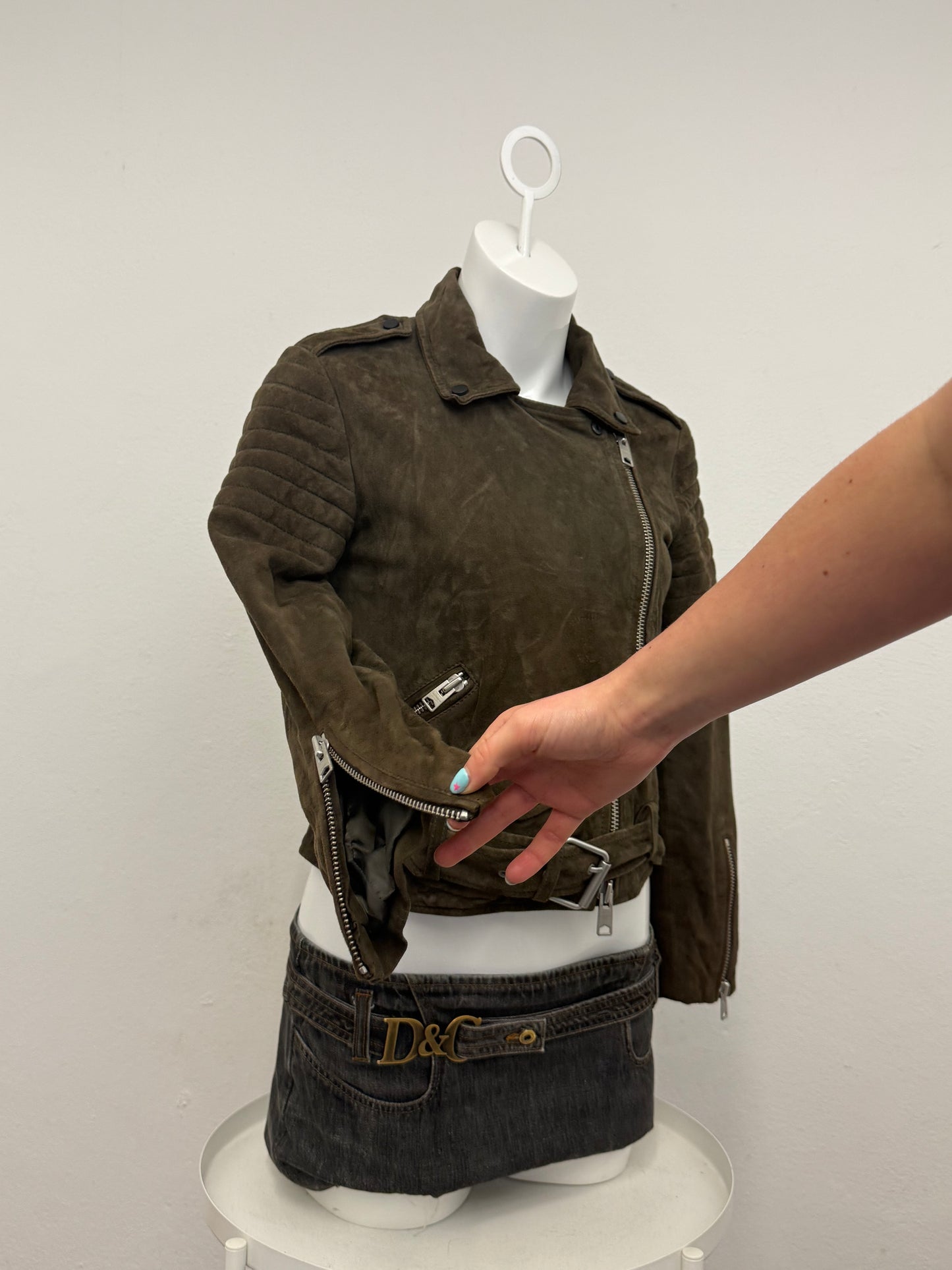 Allsaints Suede Jacket (UK10)