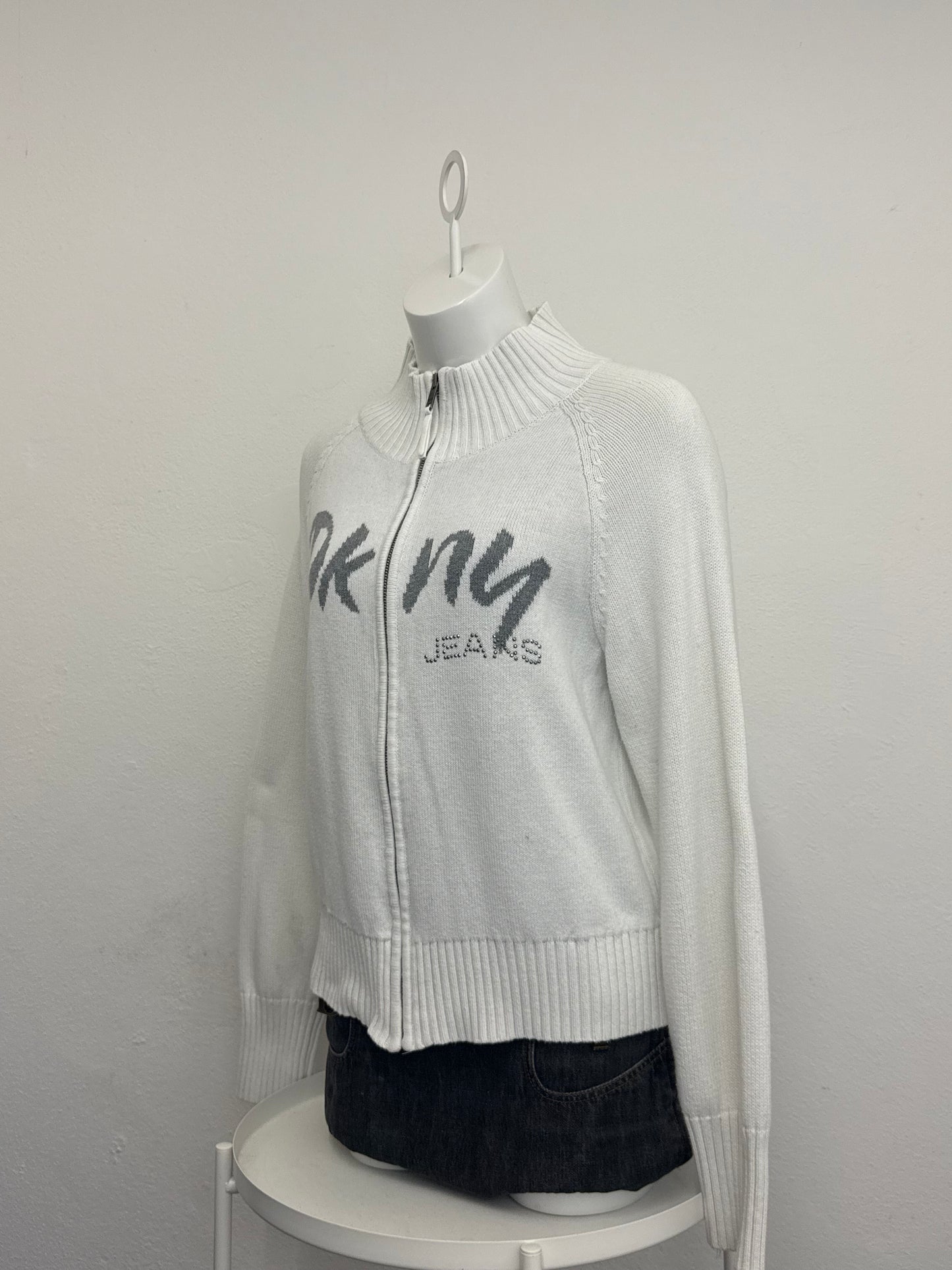 DKNY Knit Zip Jumper (L)