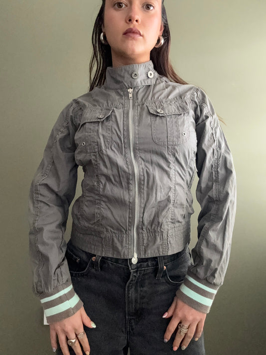 Y2K Cargo Jacket (S)