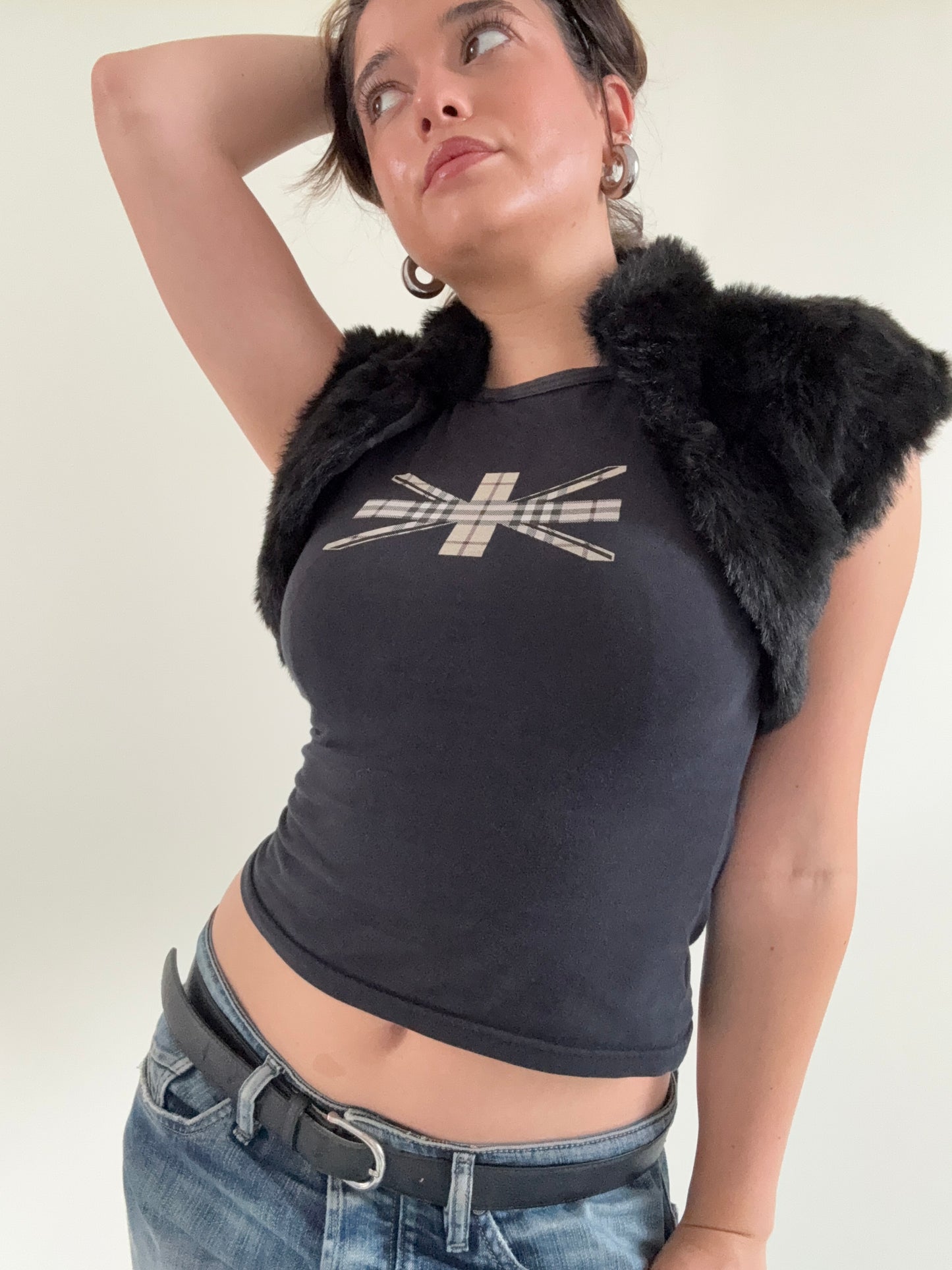 Jane Norman Faux Fur Bolero (UK8)