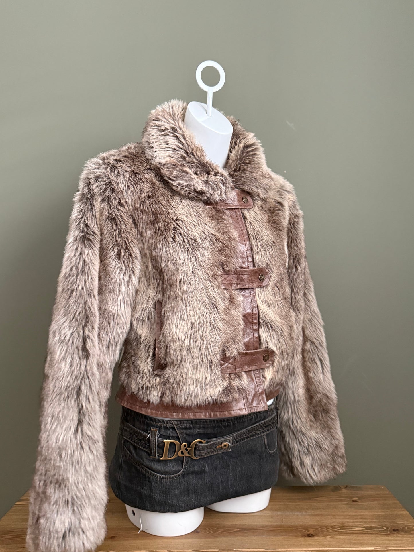 Faux Fur Jacket (UK16)
