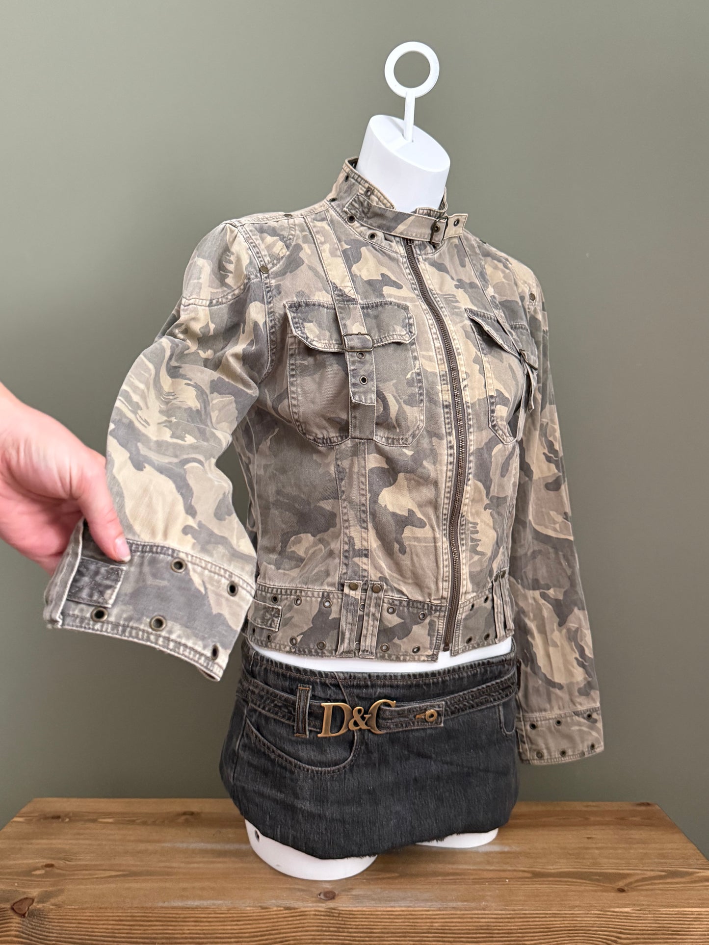 Camo Cargo Jacket (UK14)