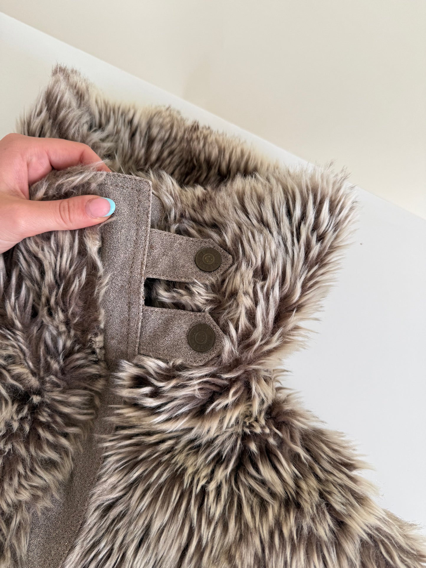 Faux Fur Bomber Jacket (UK10)