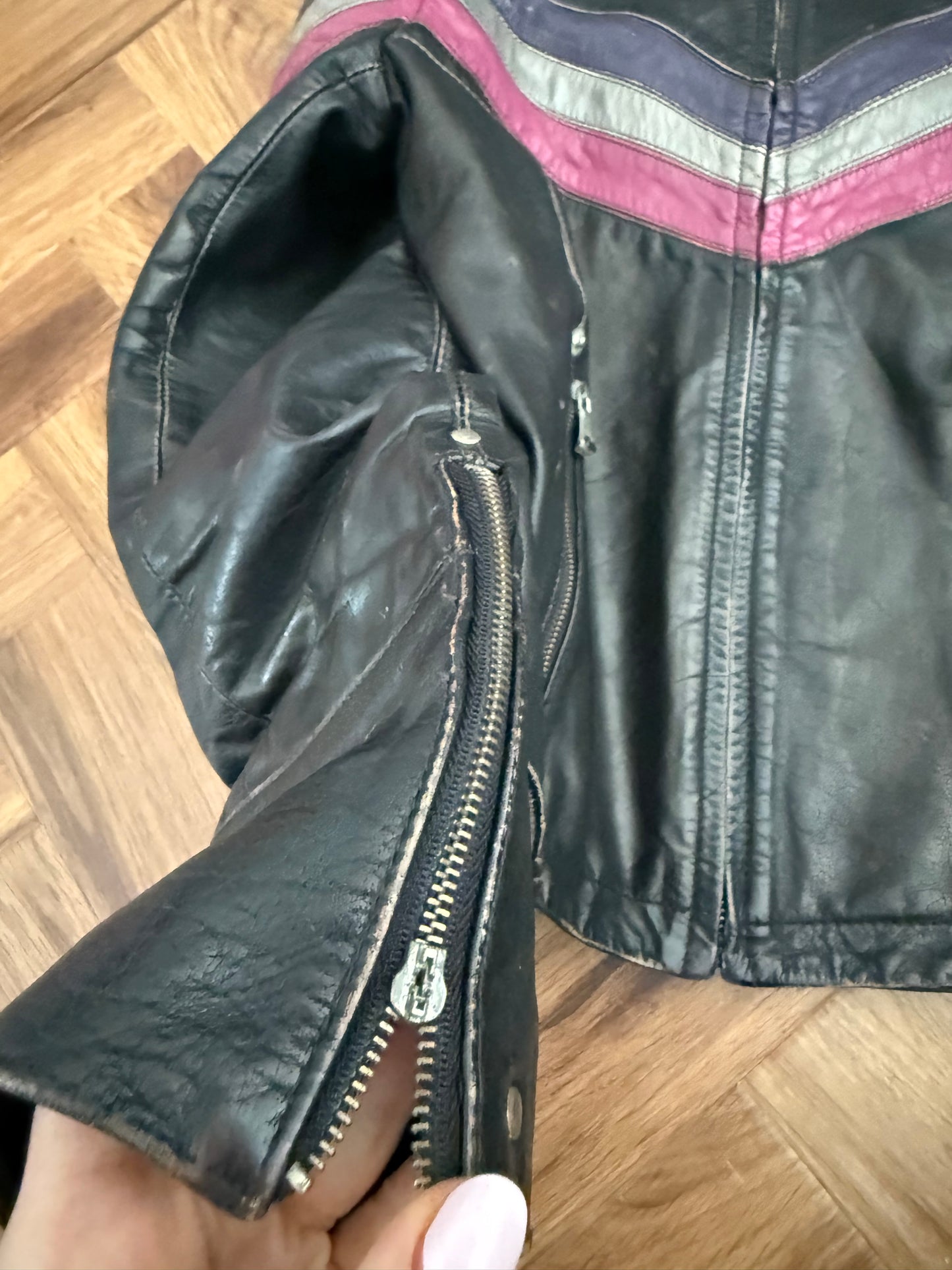Miss Sixty Leather Racer Jacket (S)