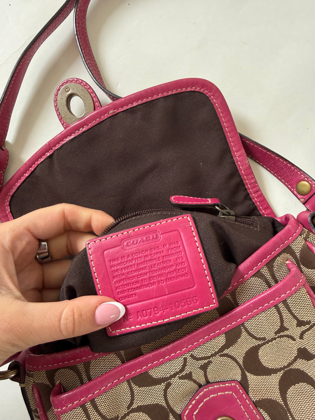 Vintage Coach Crossbody Bag