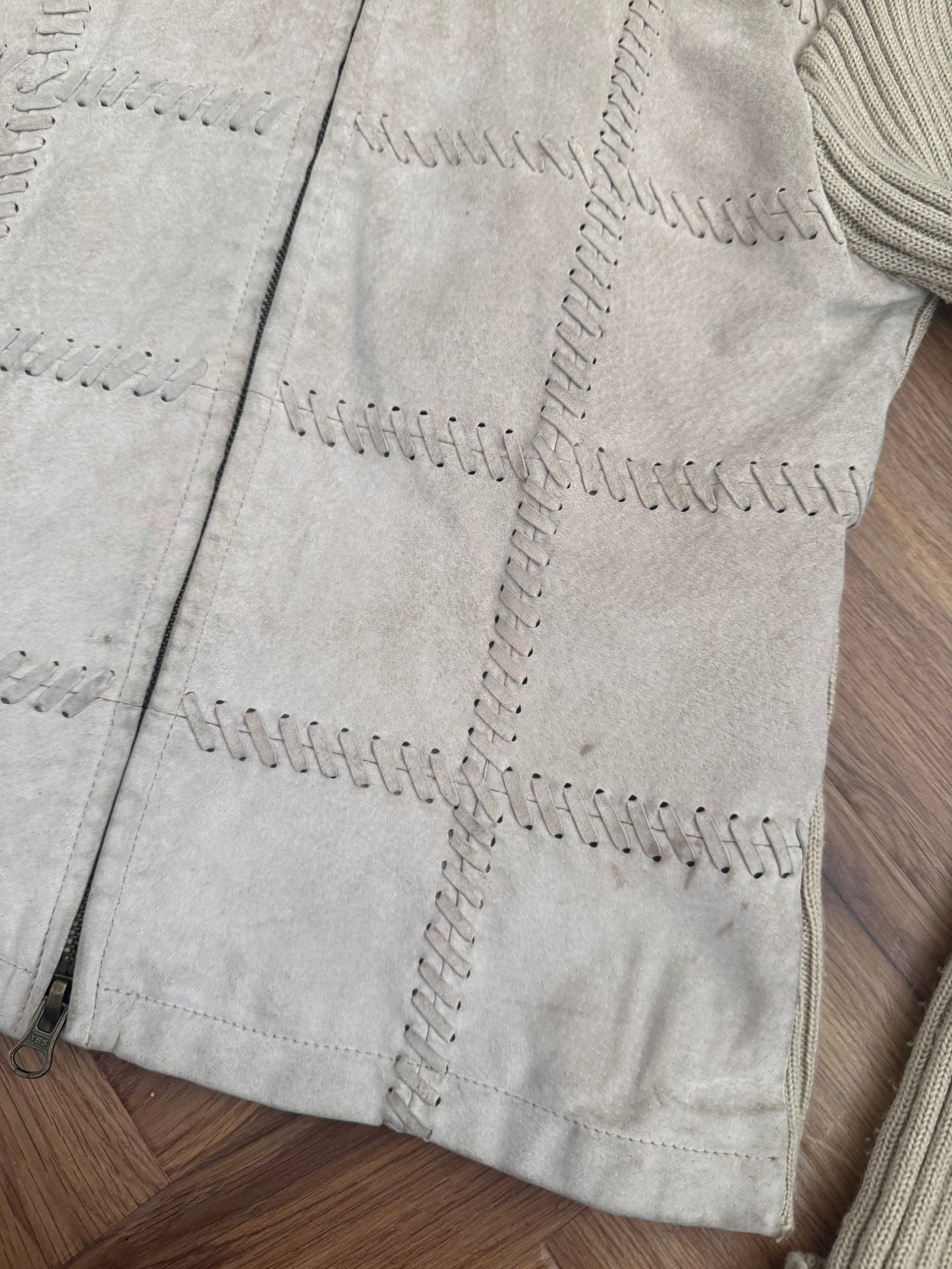 Suede Knit Jacket (UK12)