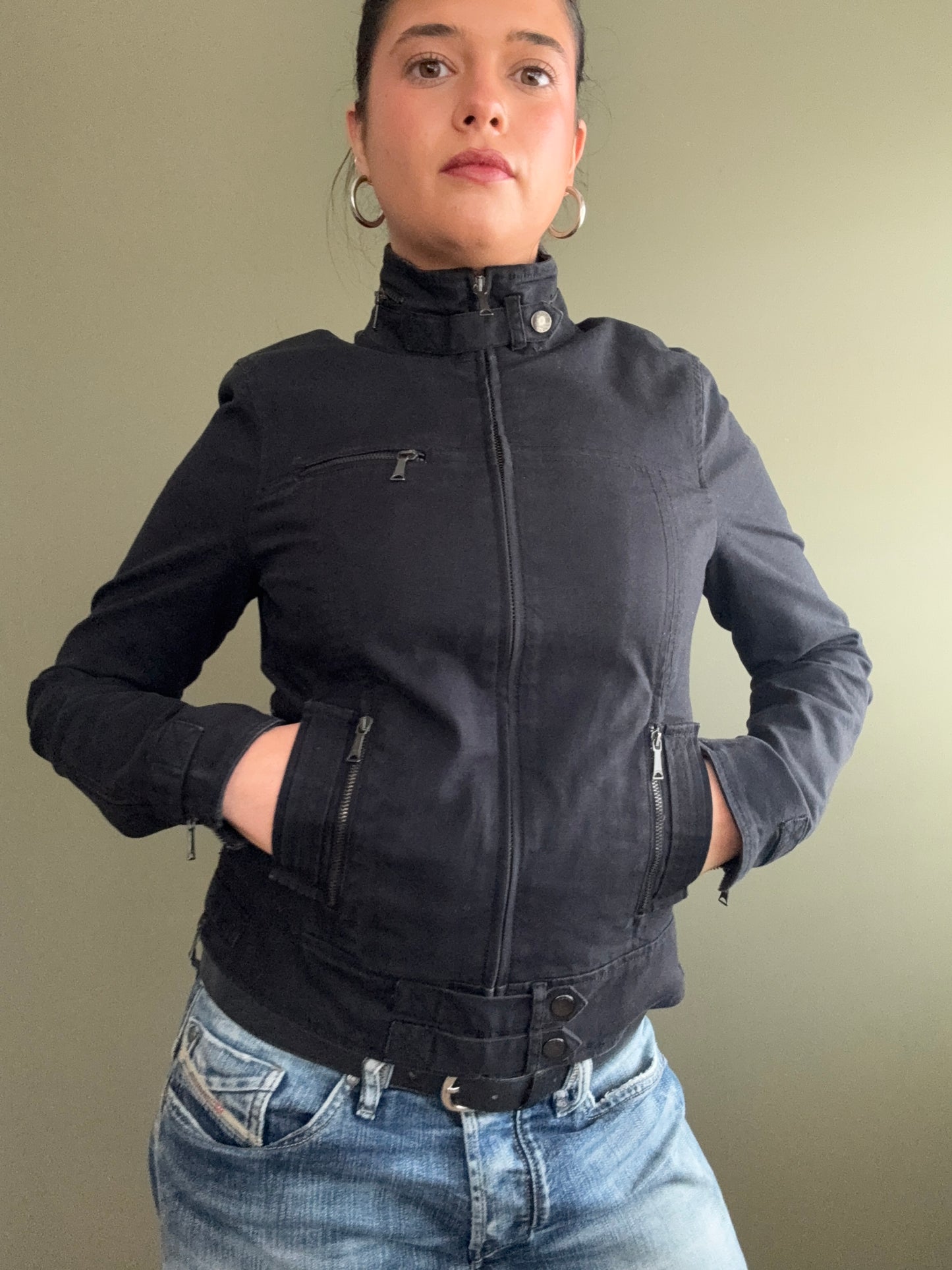 Black Buckle Jacket (UK12)