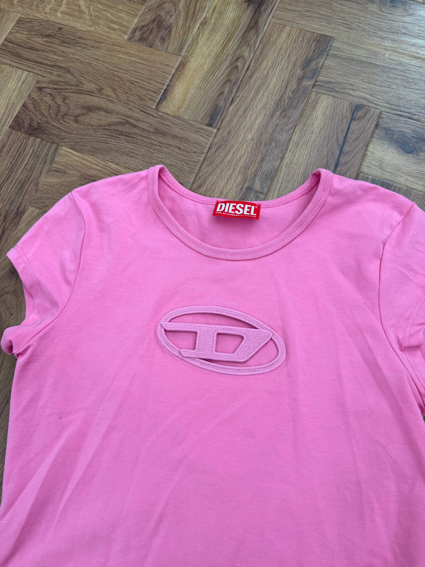Diesel Cut Out Baby Tee (S)