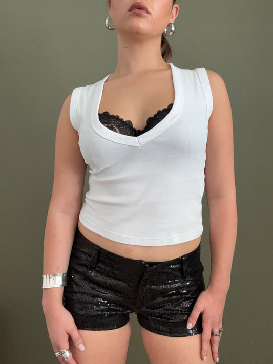 Jane Norman Mini Sequin Shorts (UK10)