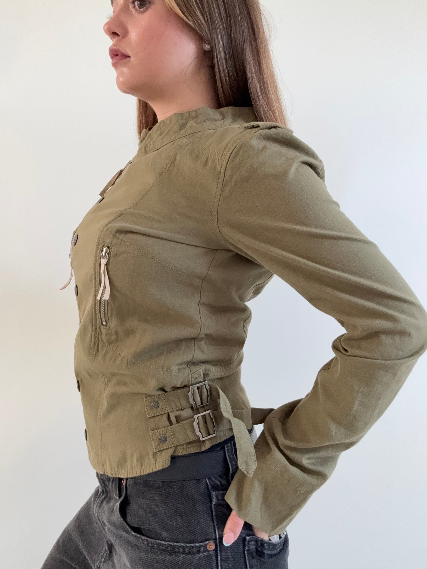 Diesel Asymmetric Buckle Jacket (L)