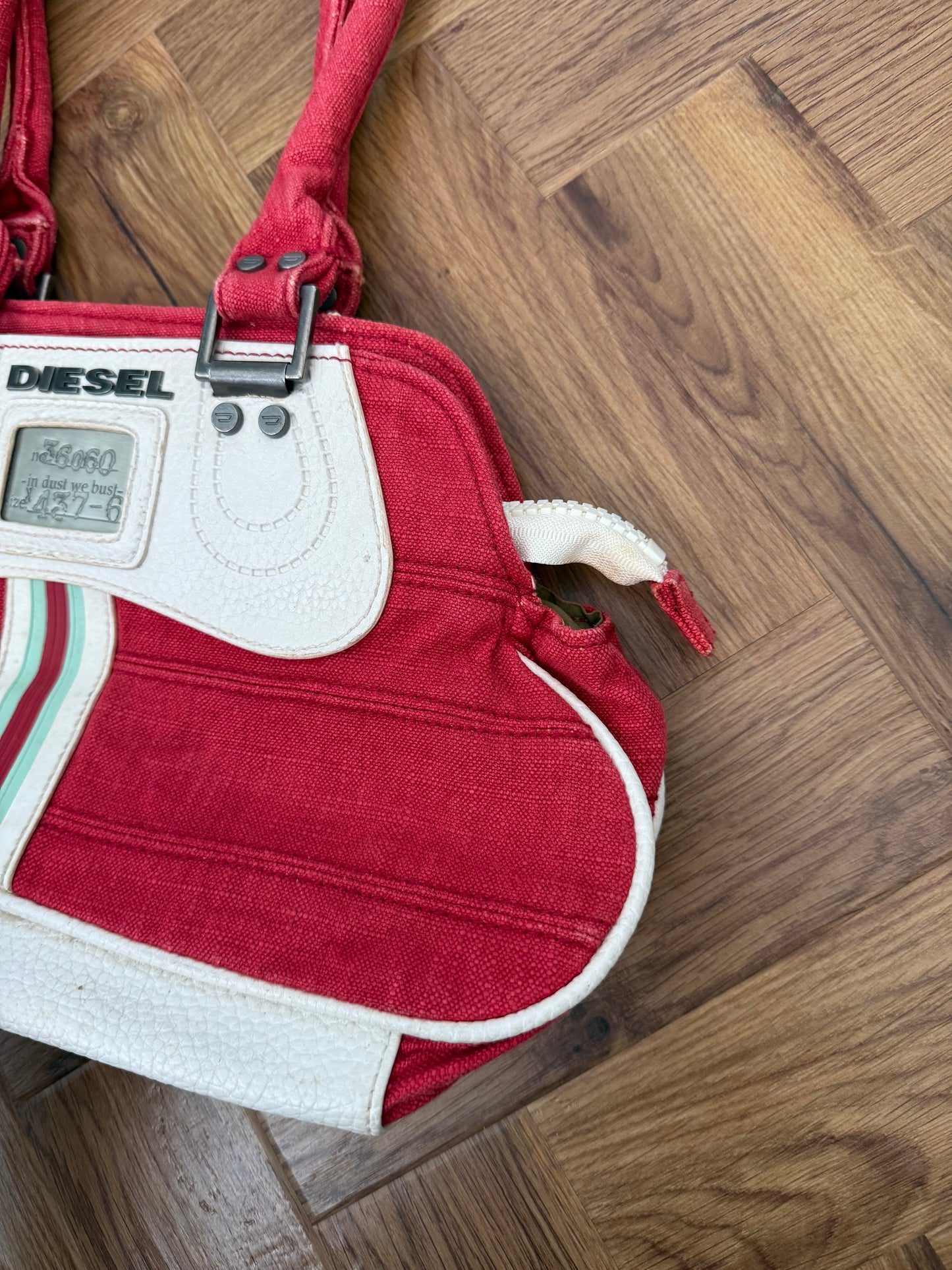 Diesel Red Shoulder Bag