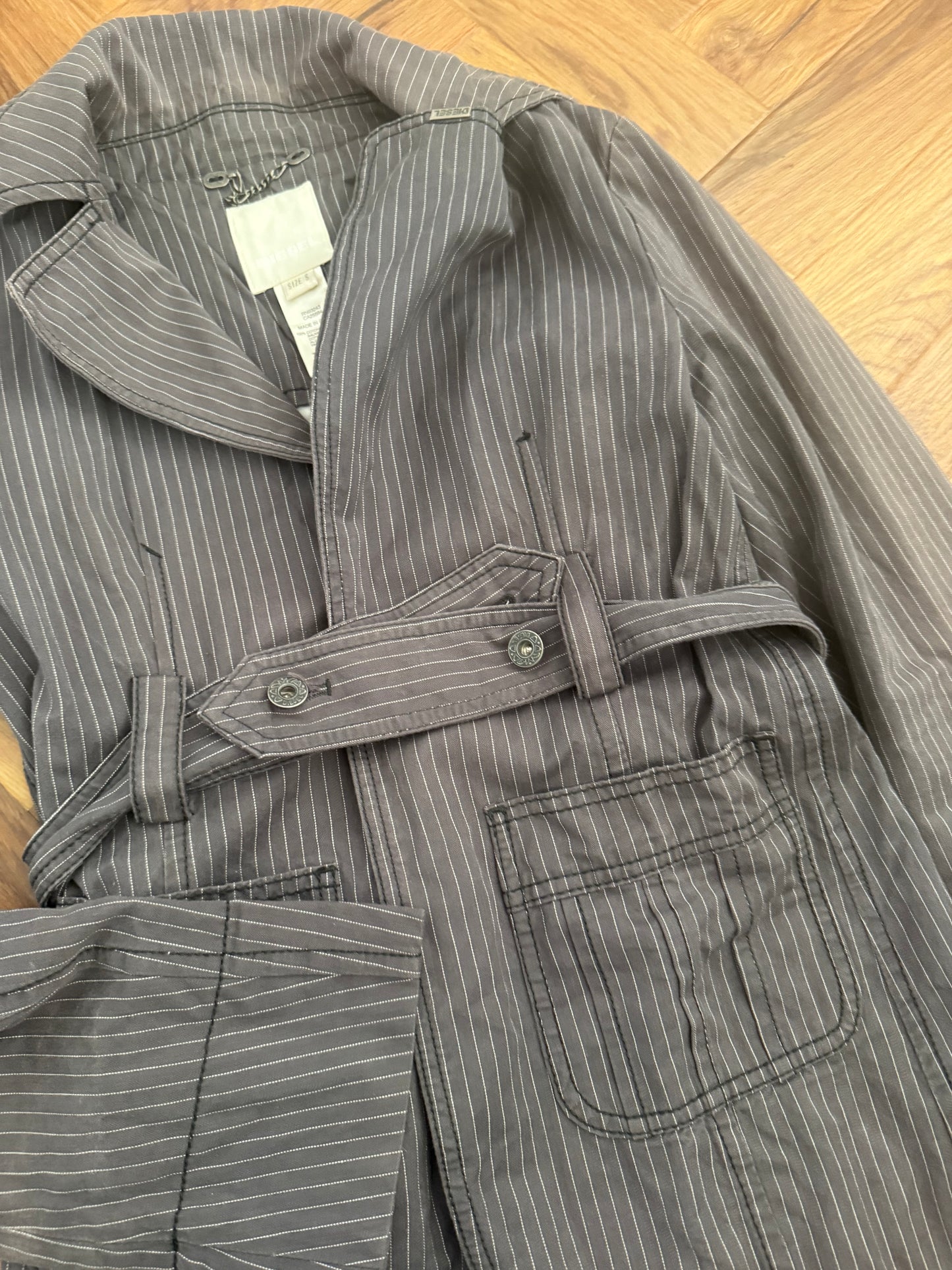 Diesel Pinstripe Blazer Jacket (S)
