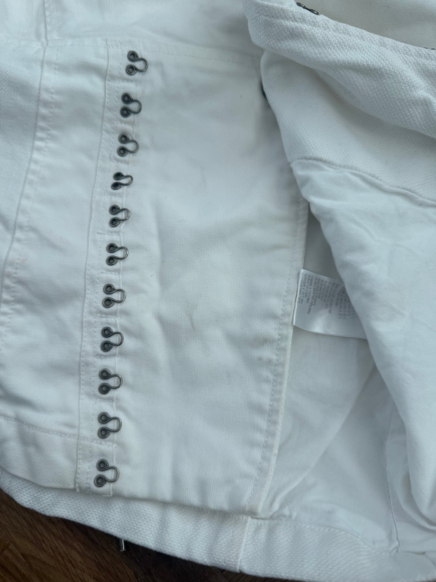 Diesel White Corset Jacket (S)