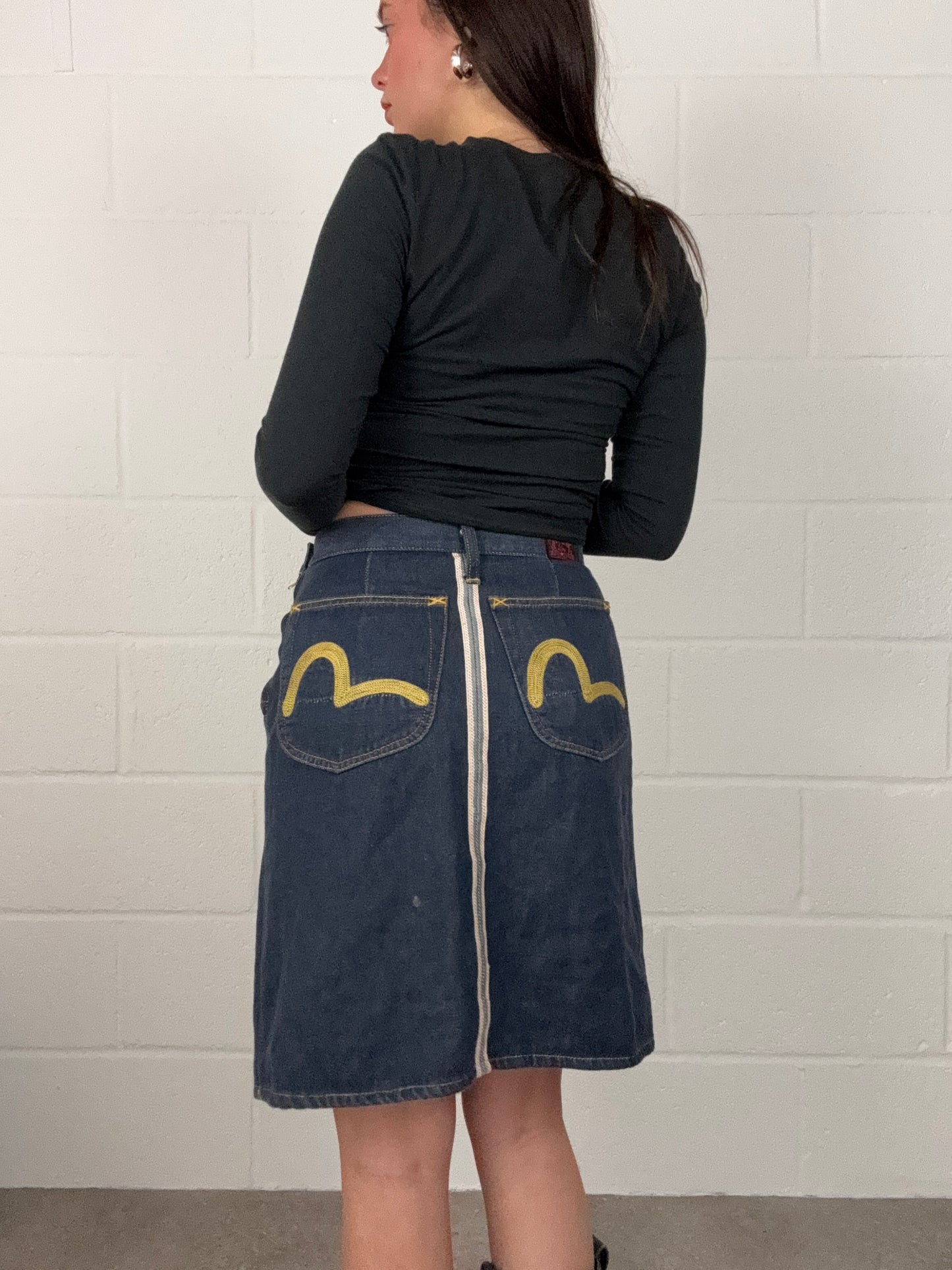 Evisu Denim Skirt (M)