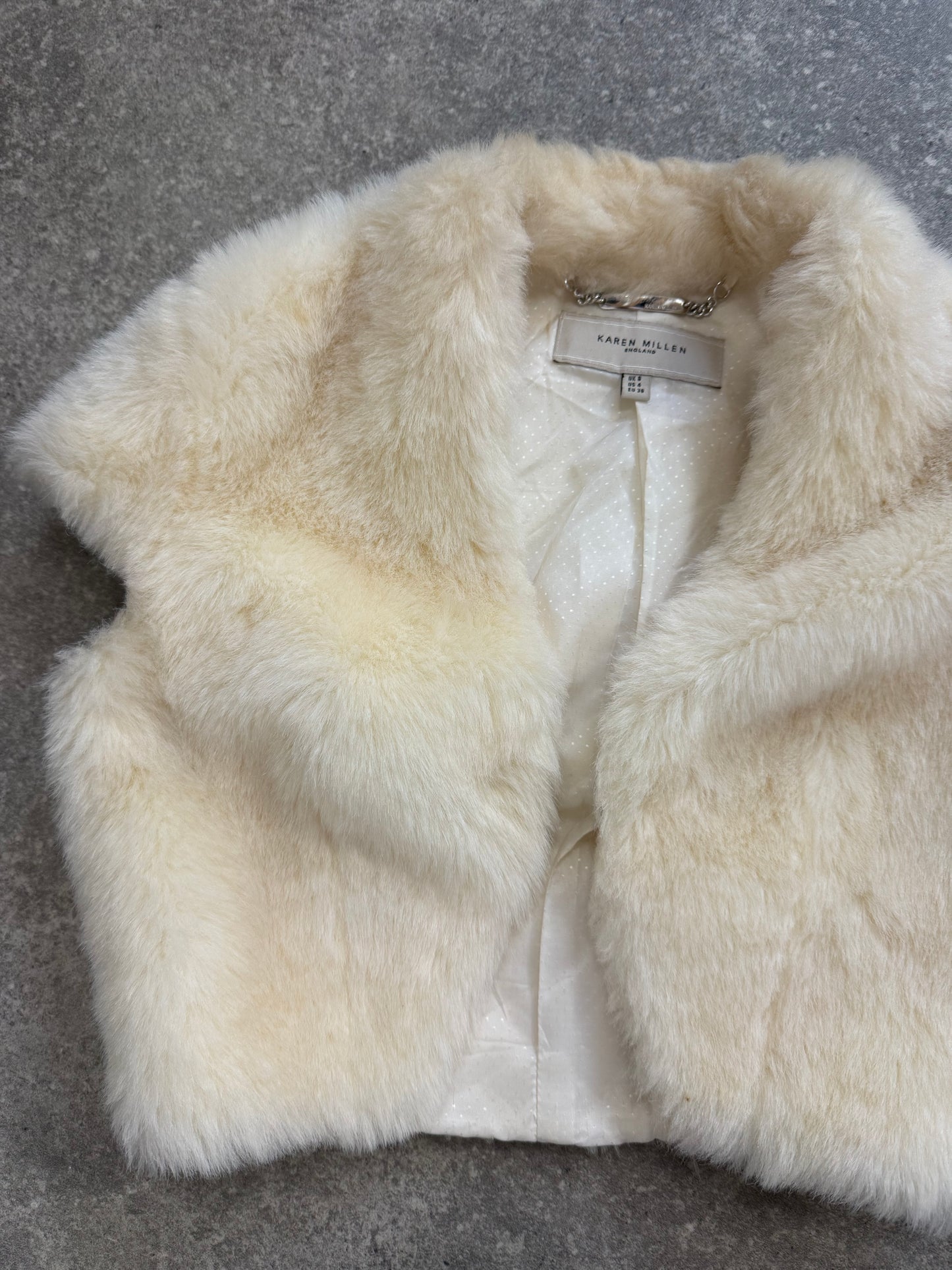 Karen Millen Faux Fur Bolero (UK8)