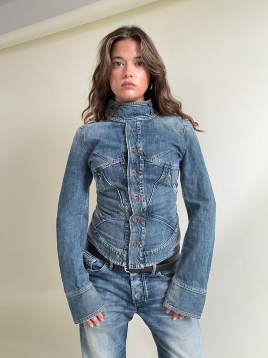 Diesel Denim Corset Jacket (L)