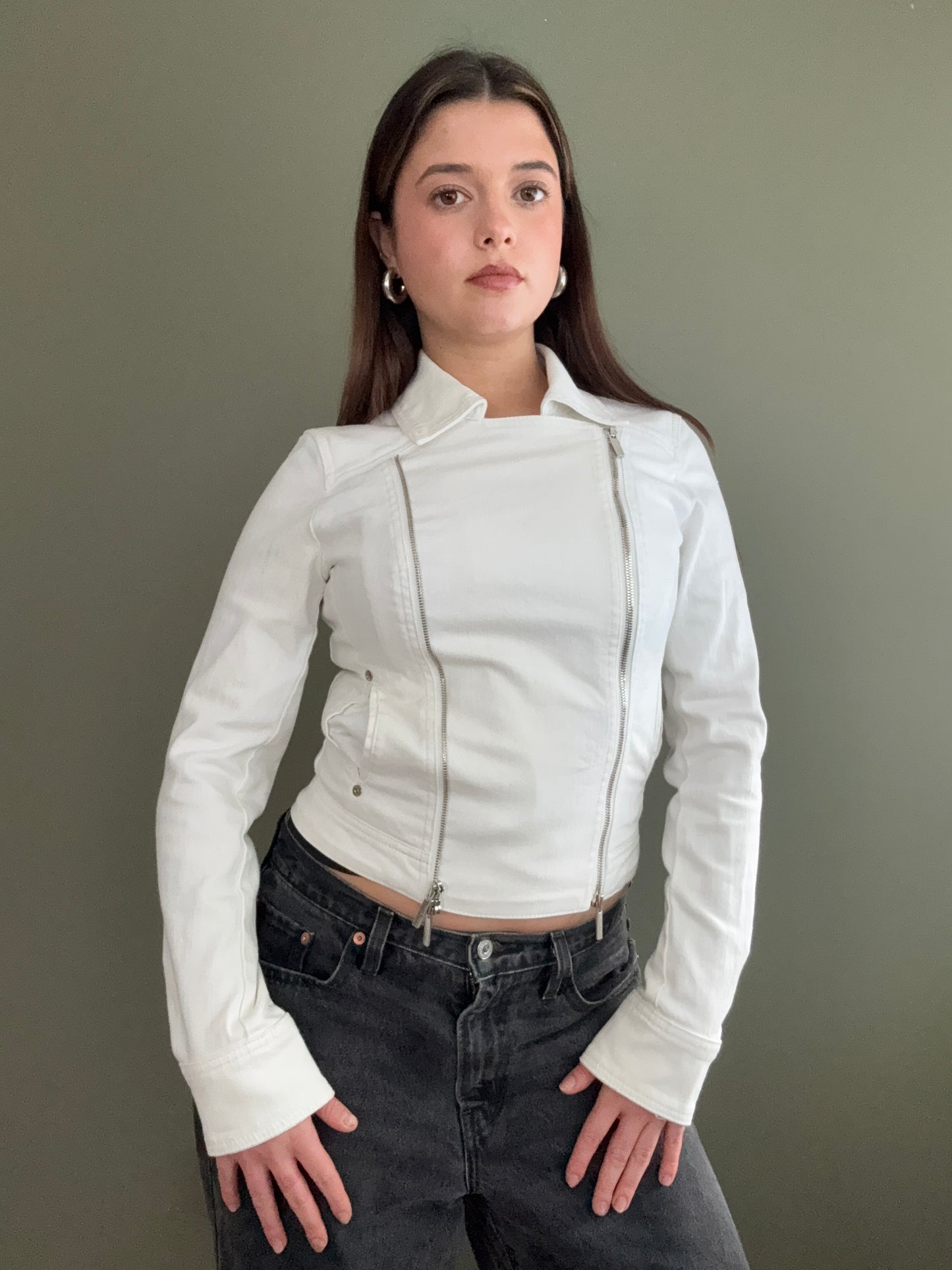 Karen Millen Fitted Biker Jacket (UK8)