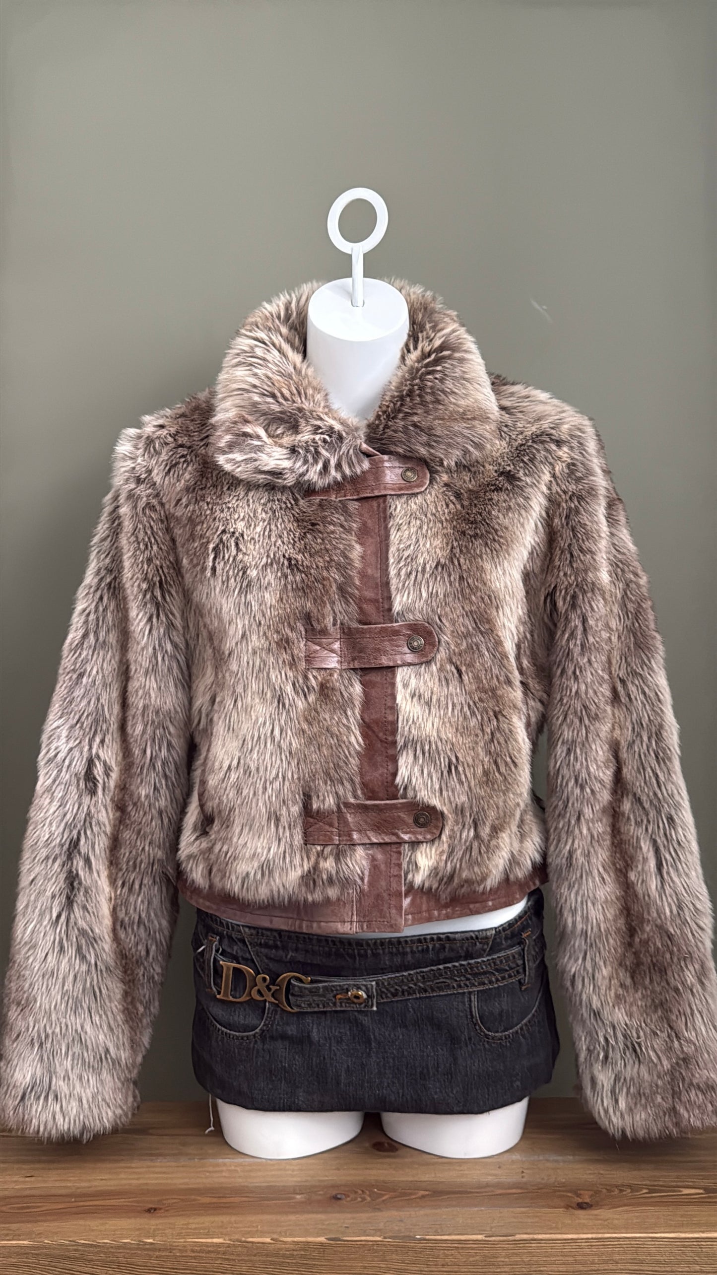 Faux Fur Jacket (UK16)
