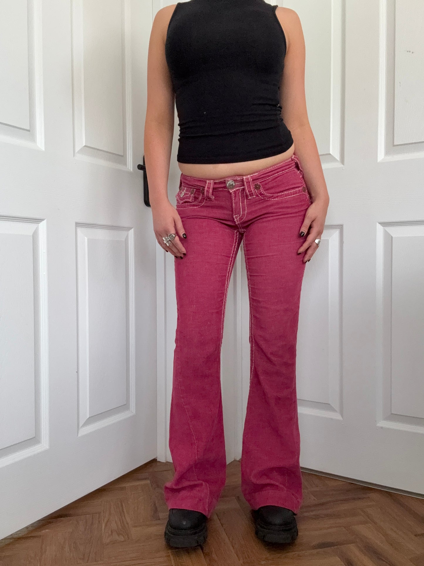 True Religion Pink Corduroy Trouser (27)