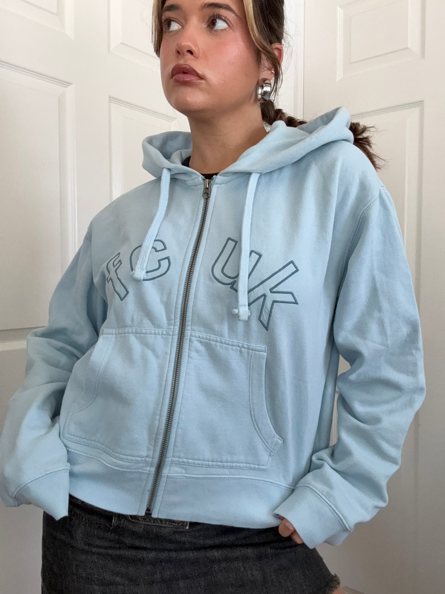 French Connection Zip Hoodie (L)