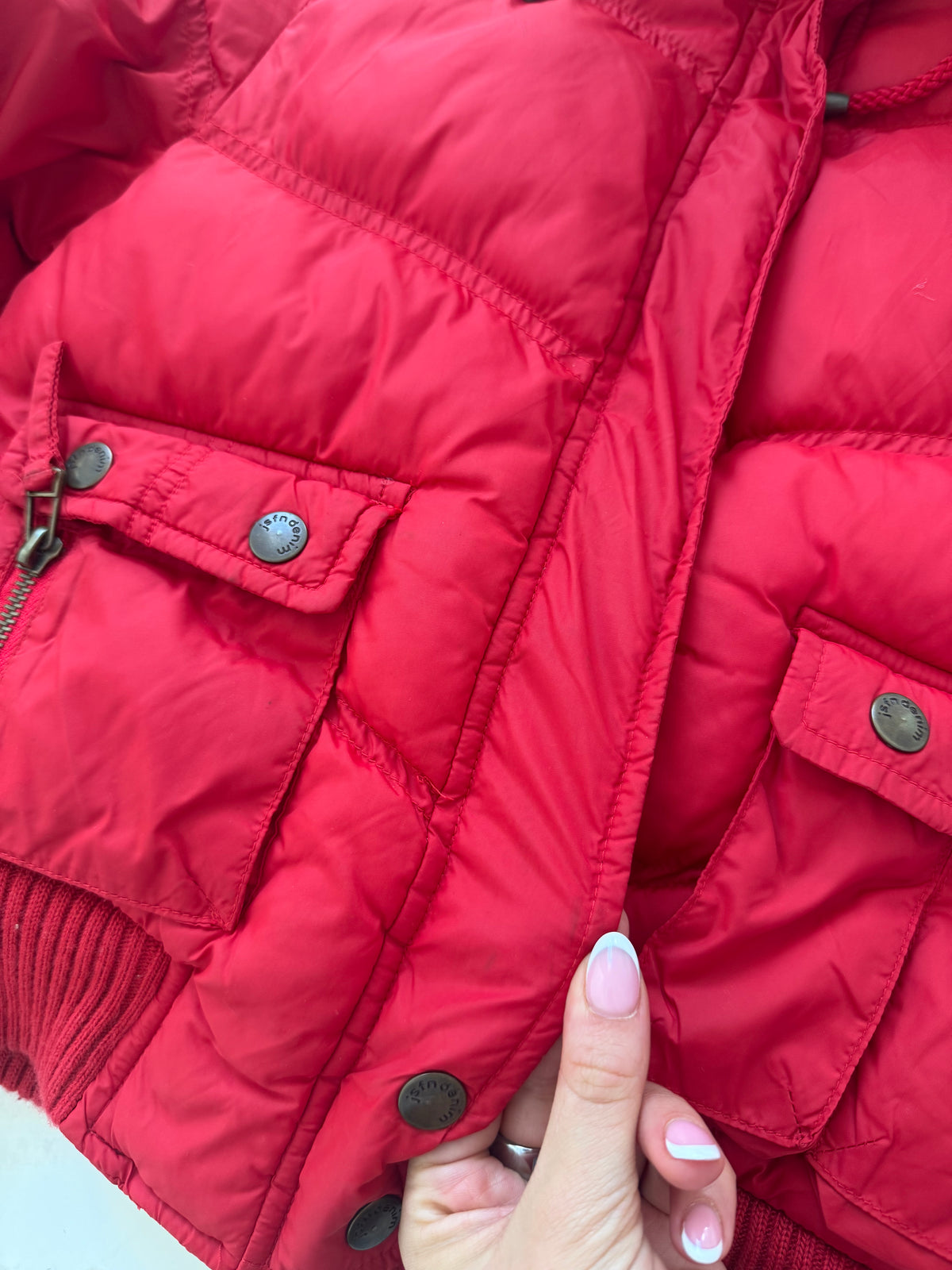 Cropped Y2K Puffer Jacket (XS)
