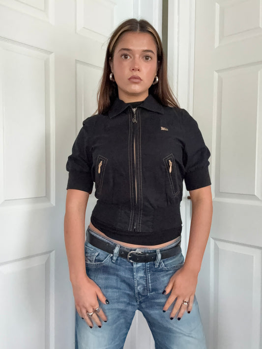 Burberry Blue Label Shortsleeve Bomber Jacket (S)
