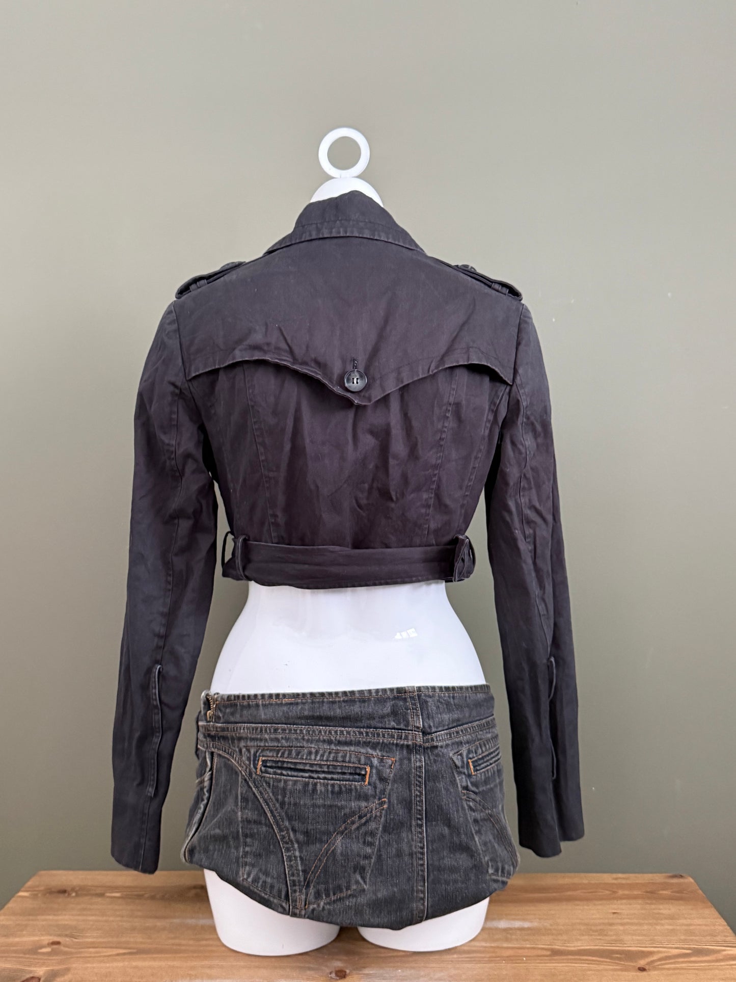 Allsaints 2 in 1 Short Trench Coat (UK14)