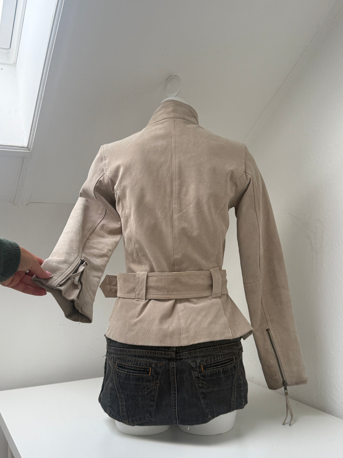 Suede Buckle Jacket (UK10)