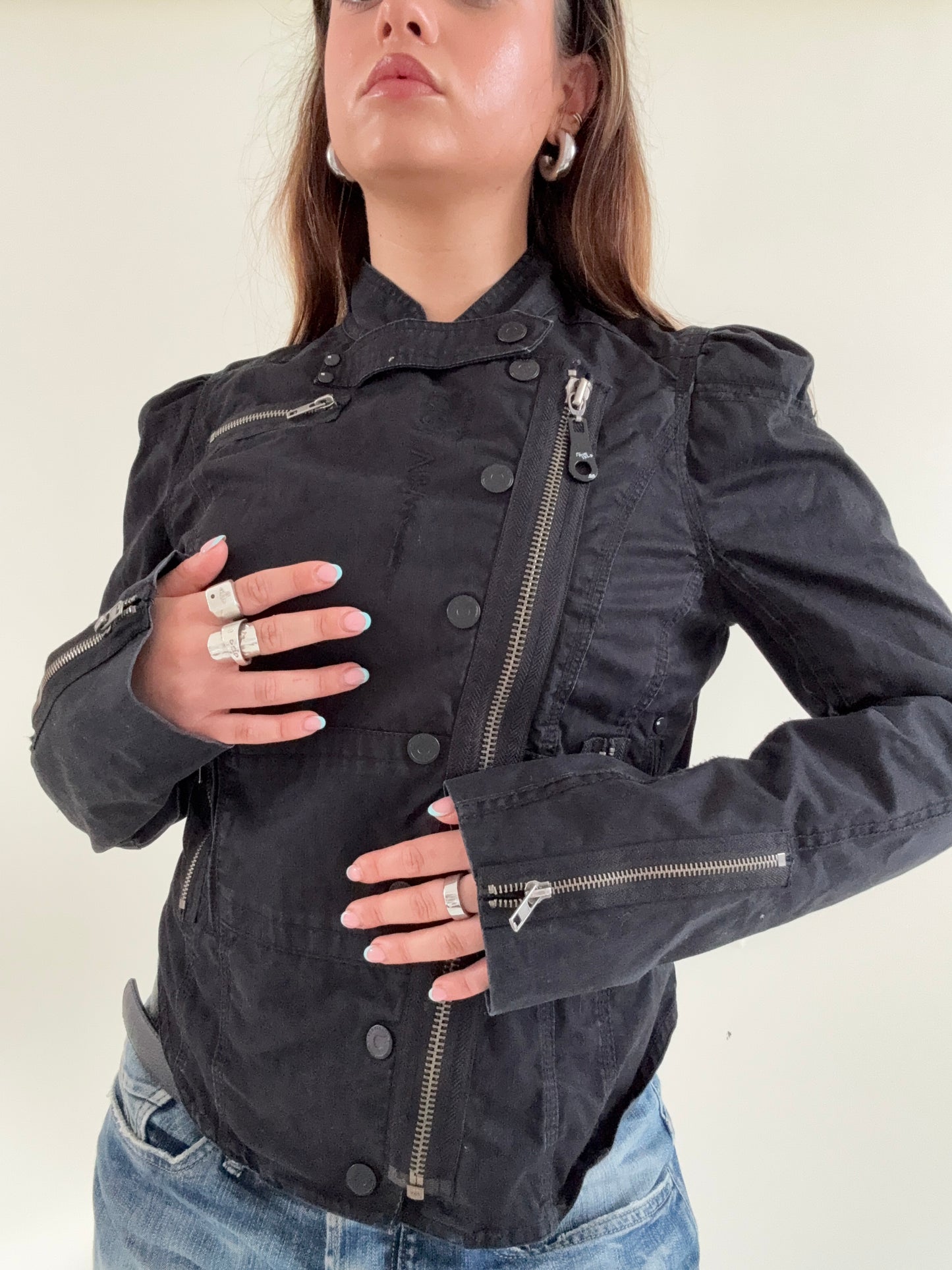 Y2K Asymmetric Corset Jacket (UK12)