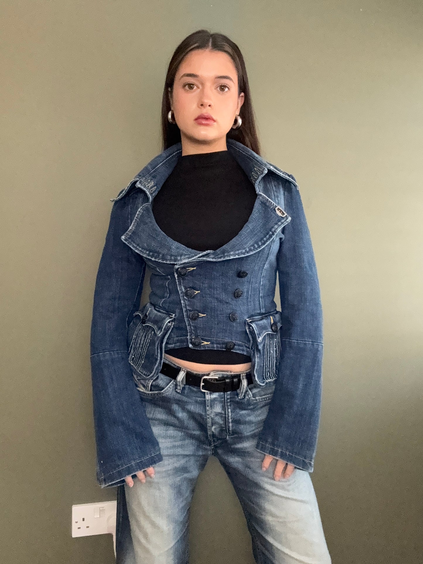 Diesel Denim Military Jacket (M)