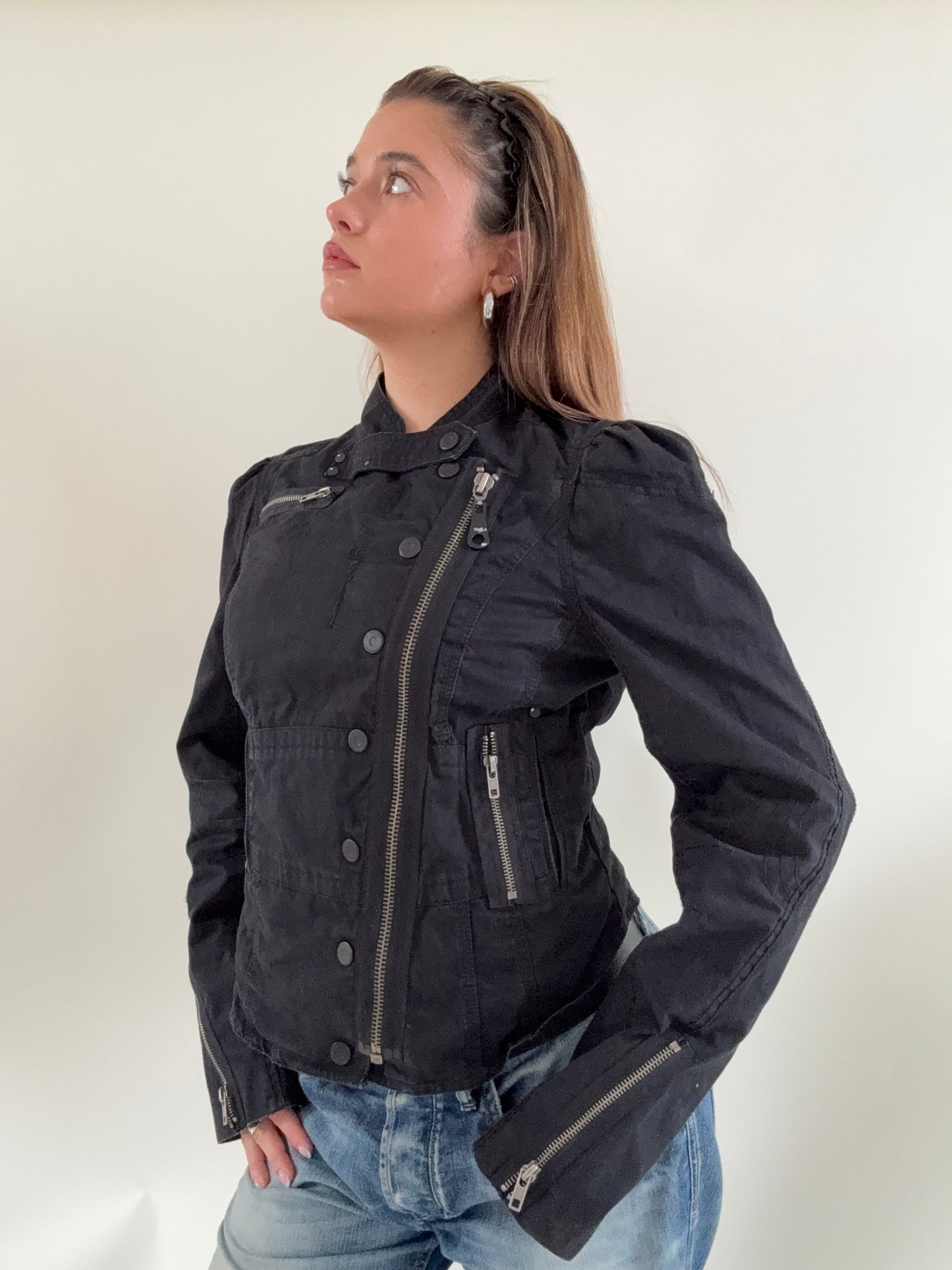 Y2K Asymmetric Corset Jacket (UK12)